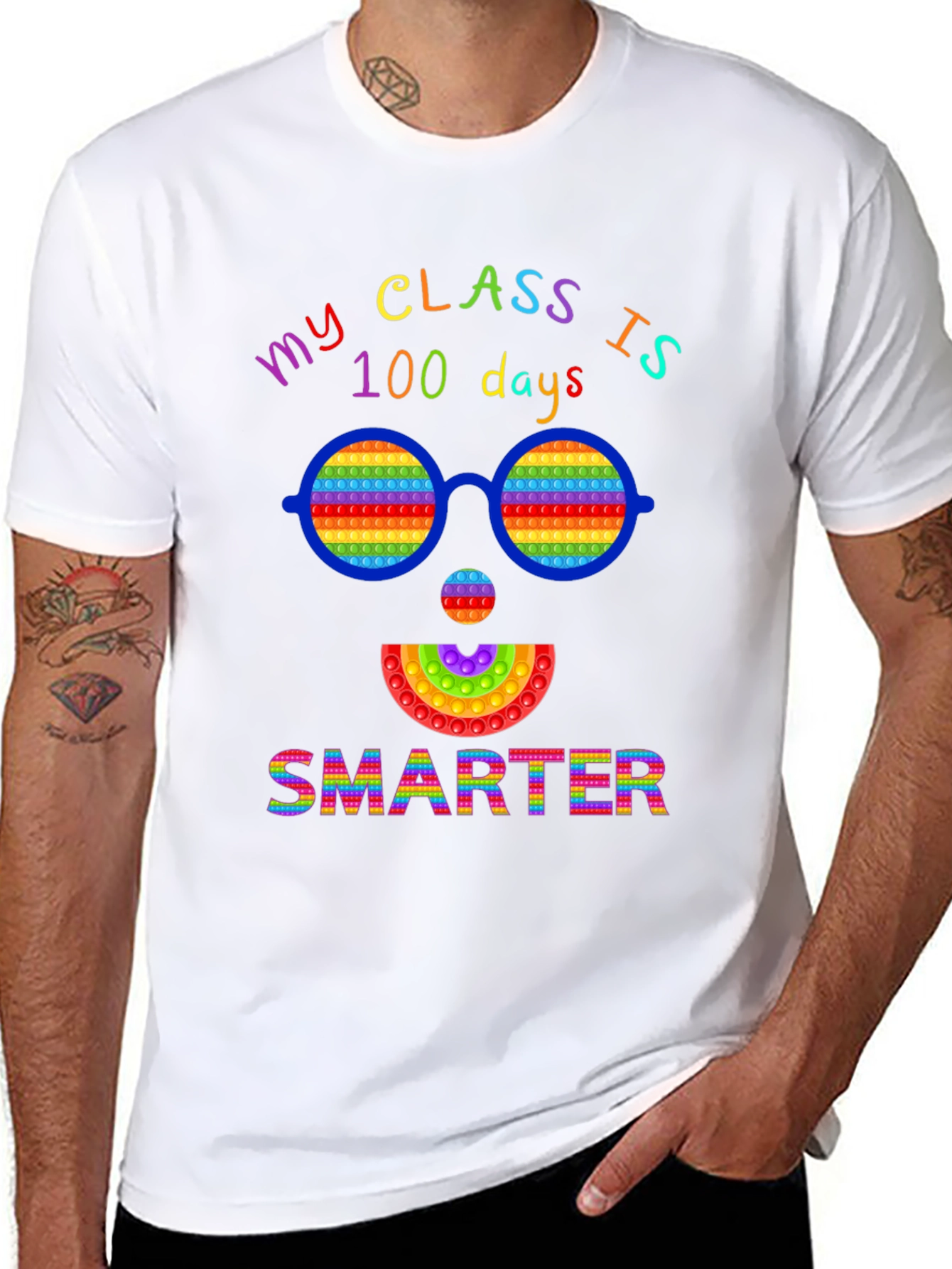 100 Days Smarter Pop It Shirt