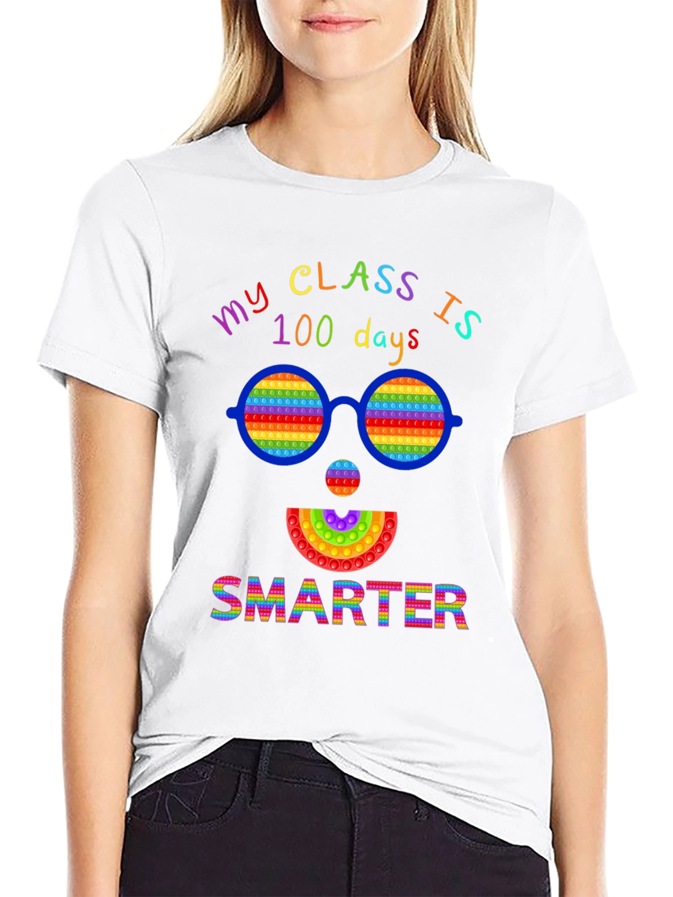 100 Days Smarter Pop It Shirt