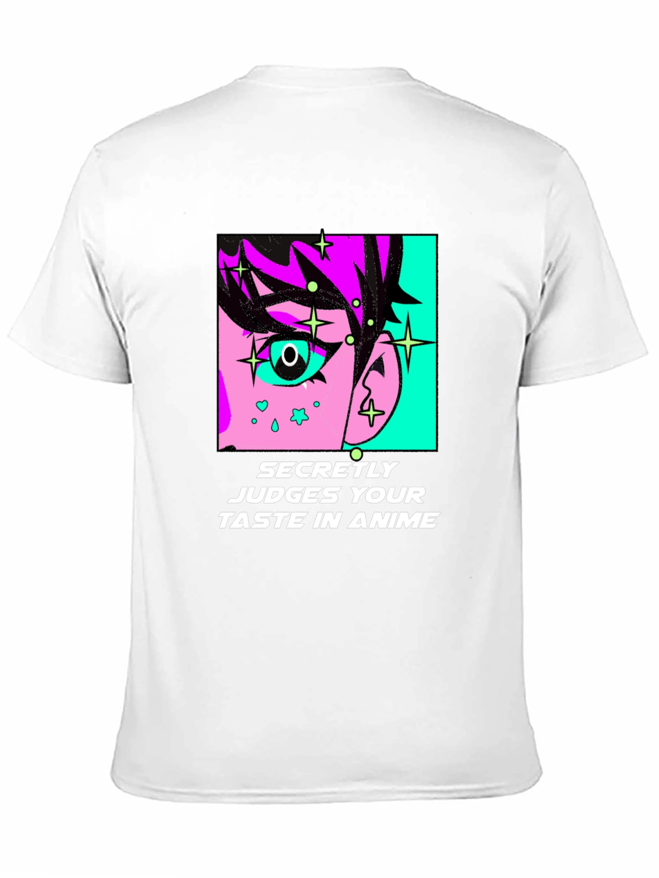 Secretly Judges Anime Taste Black T-Shirt