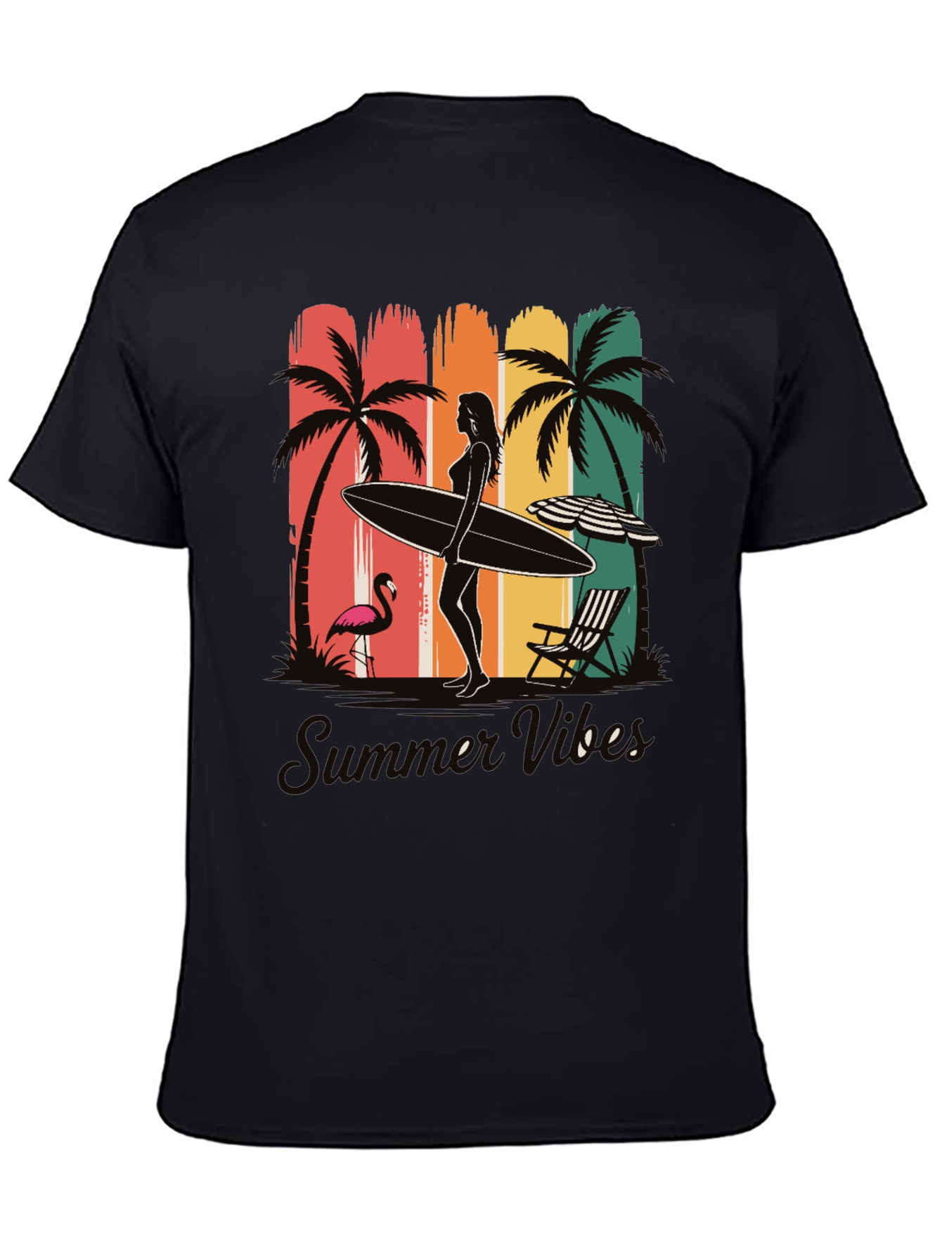 Summer Vibes Graphic T-Shirt - Beach Design