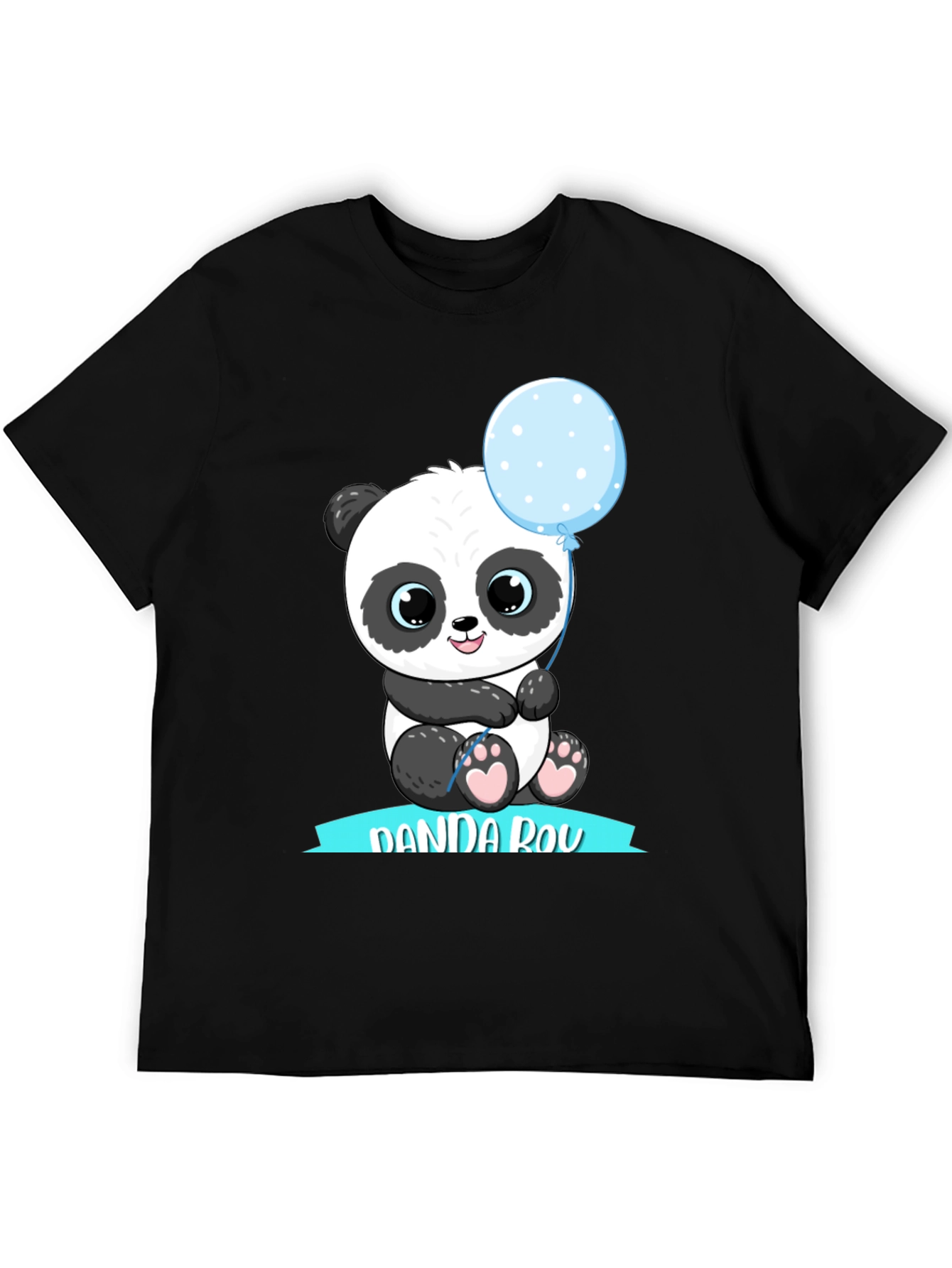 Panda Boy Graphic T-Shirt - Cute Panda Design