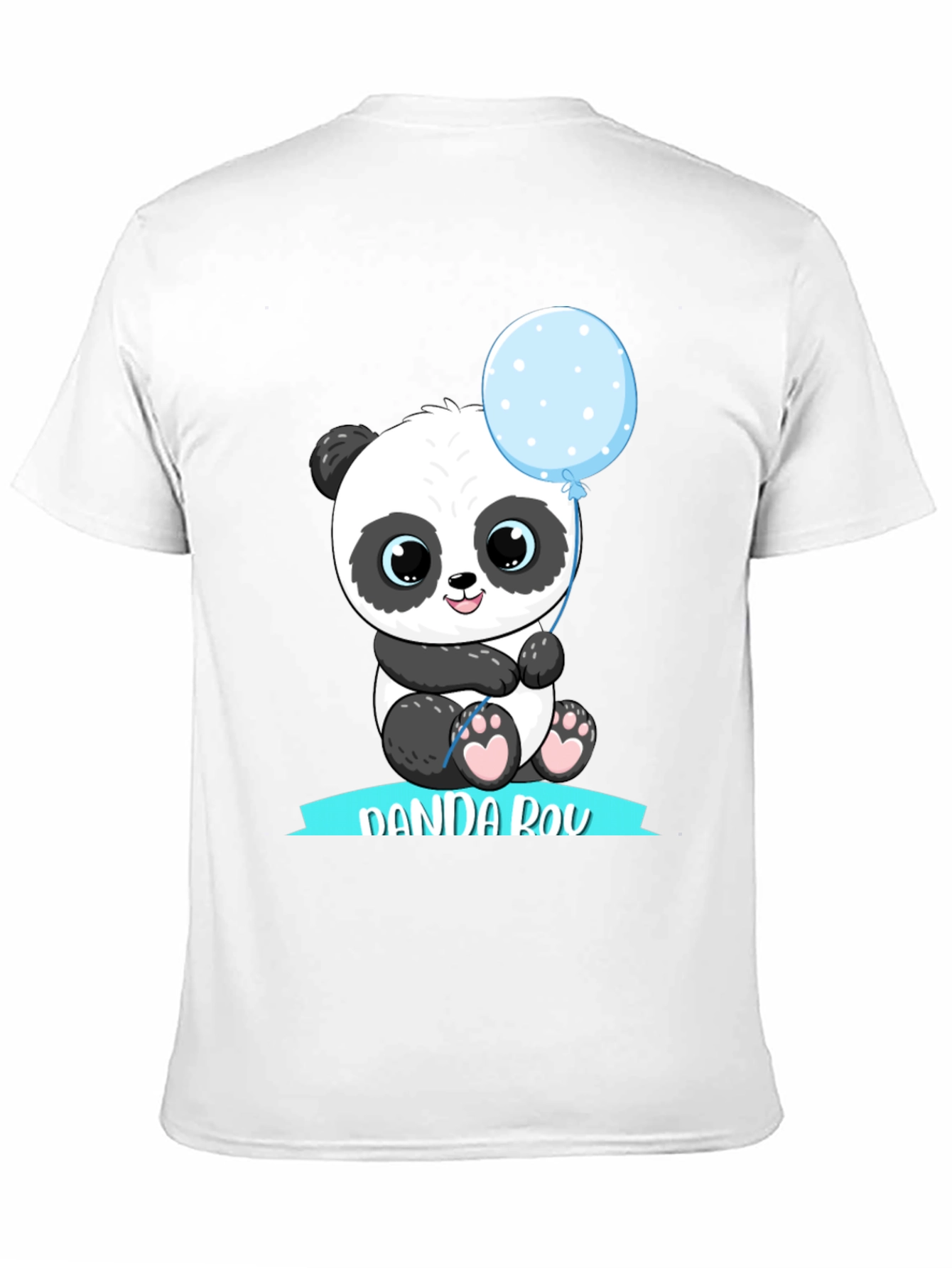 Panda Boy Graphic T-Shirt - Cute Panda Design