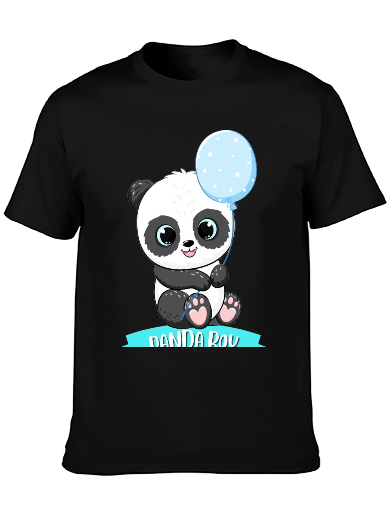 Panda Boy Graphic T-Shirt - Cute Panda Design