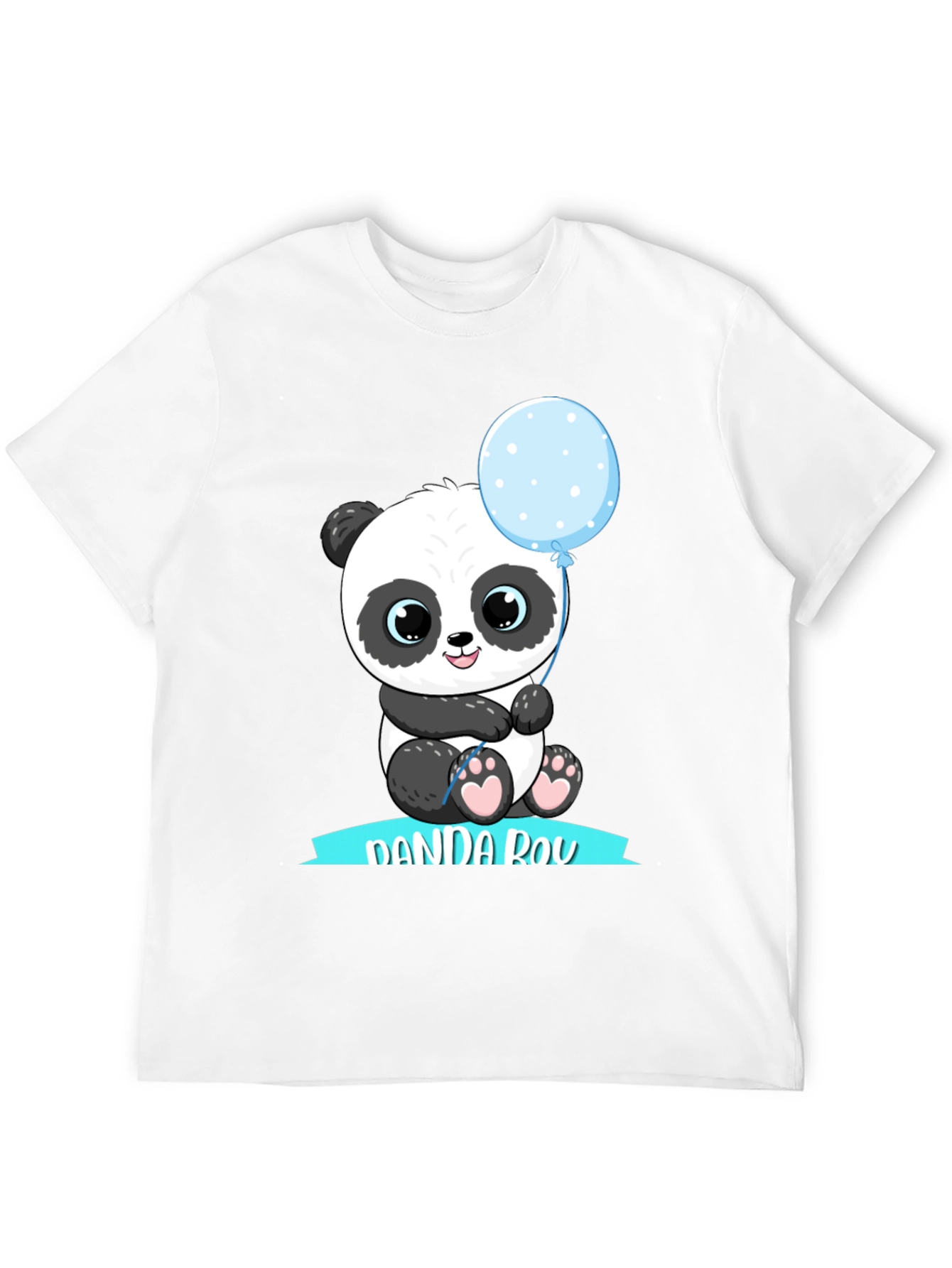 Panda Boy Graphic T-Shirt - Cute Panda Design