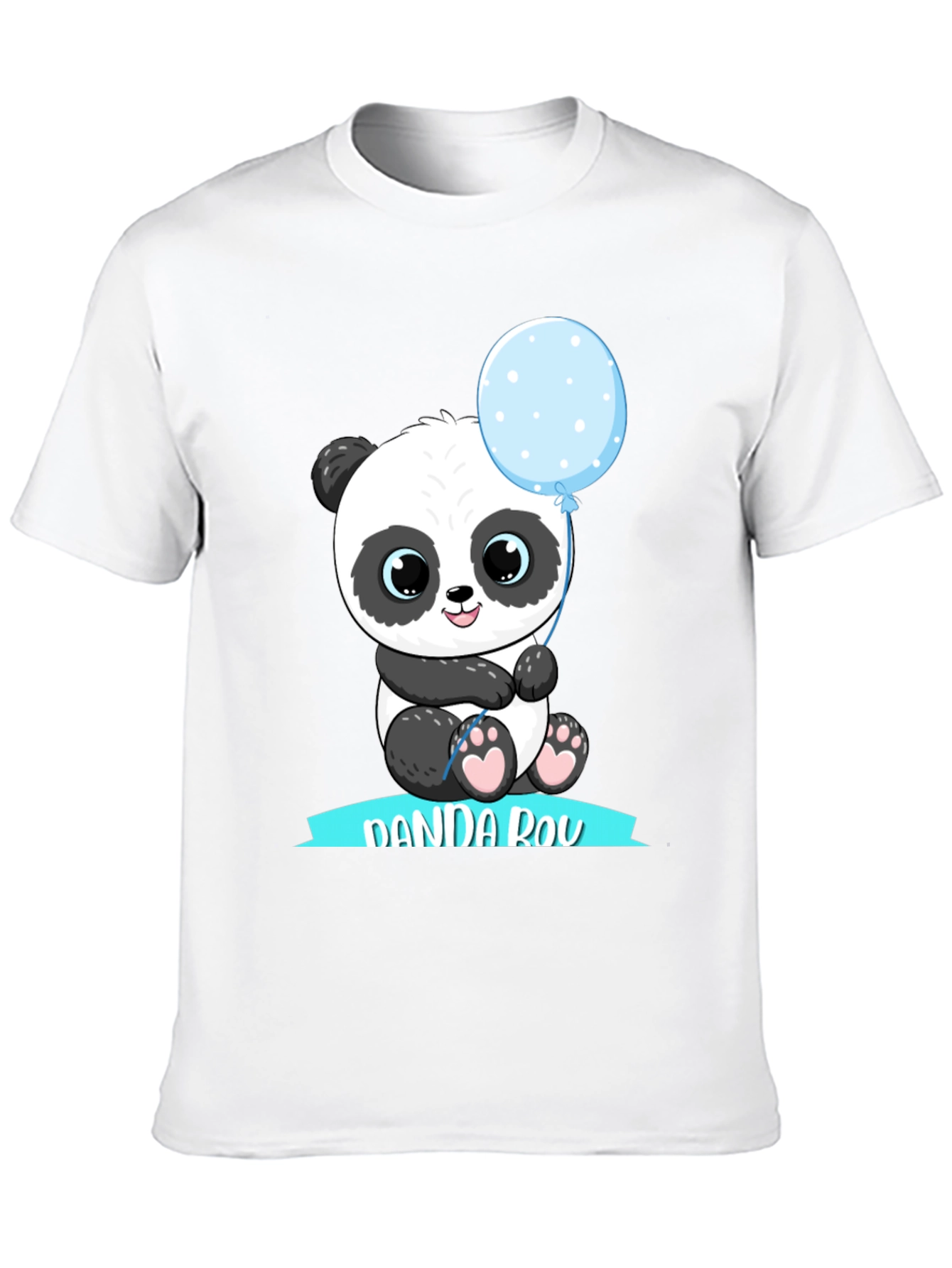 Panda Boy Graphic T-Shirt - Cute Panda Design