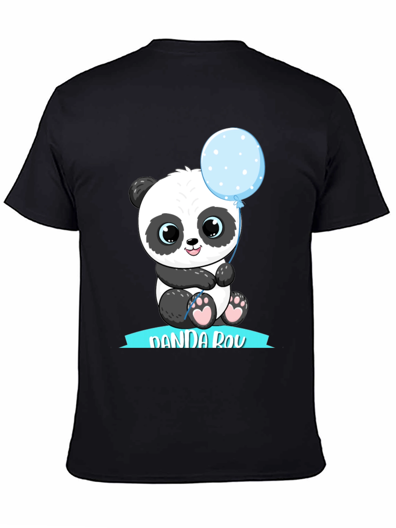 Panda Boy Graphic T-Shirt - Cute Panda Design