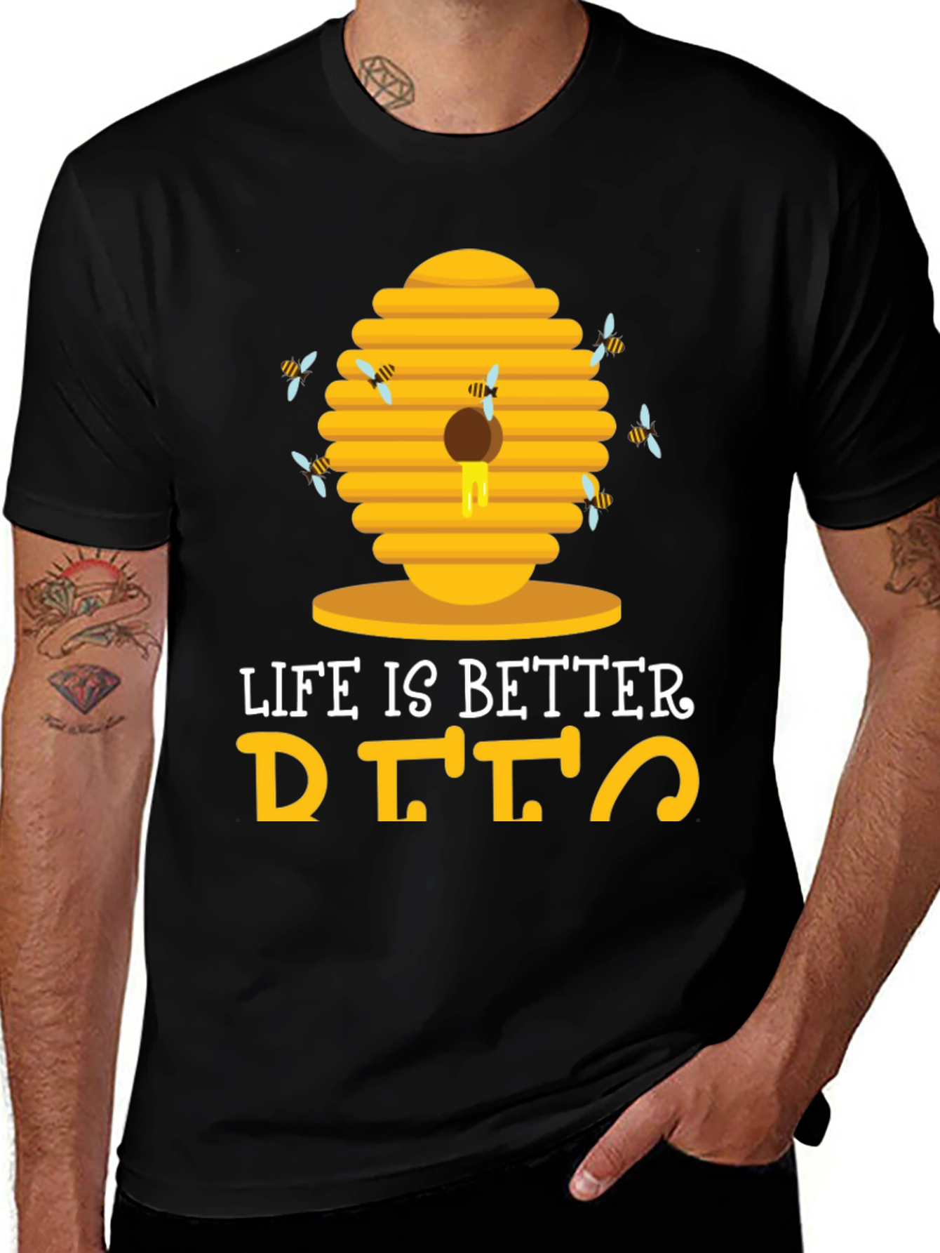 Life is Better DTTC Graphic T-Shirt