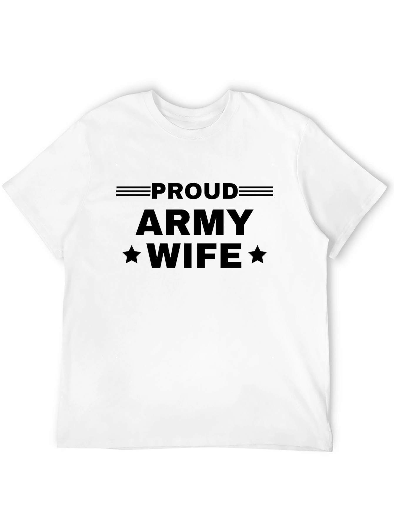 Proud Army Wife Graphic Tee - Military Spouse Apparel