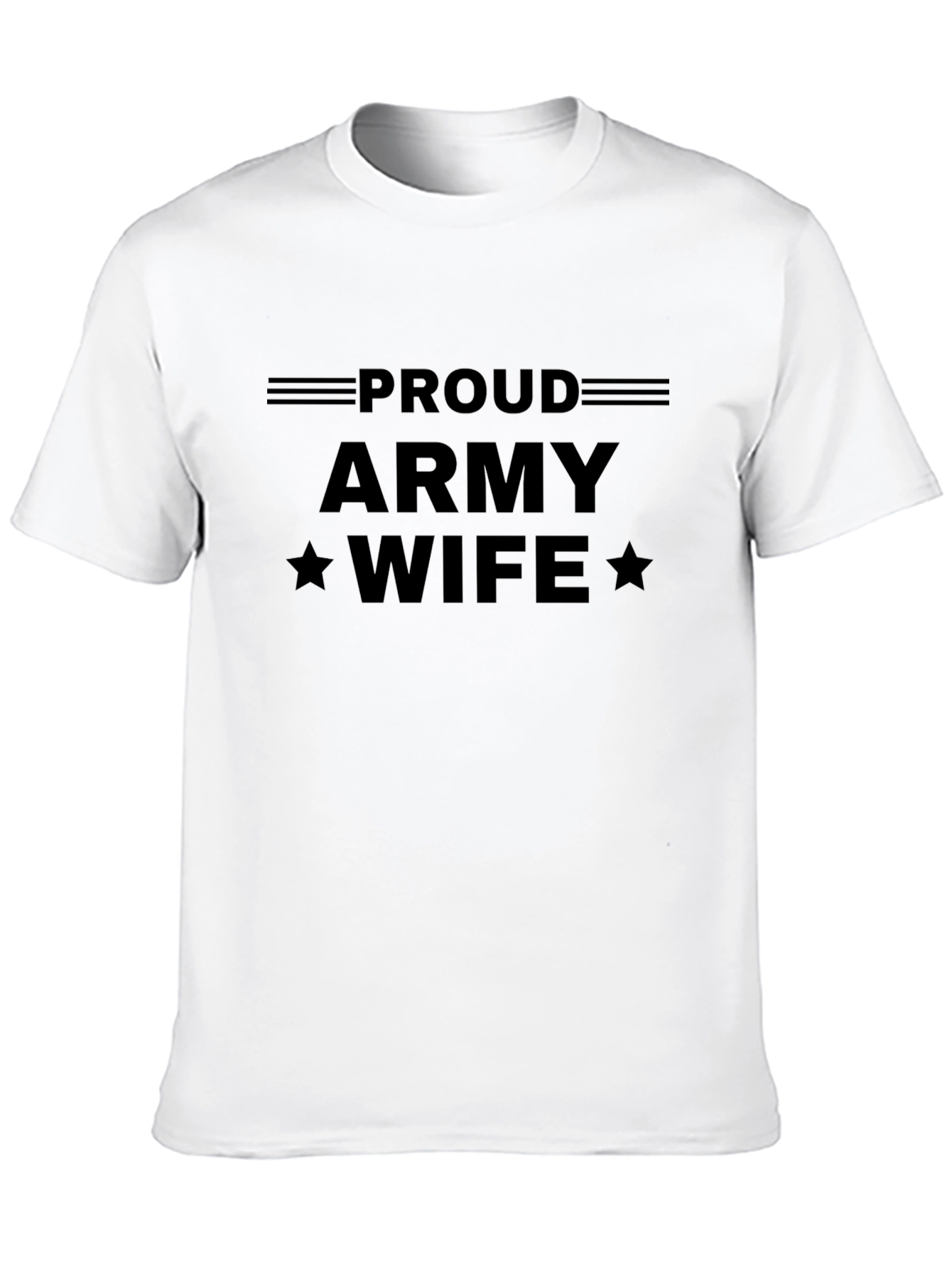 Proud Army Wife Graphic Tee - Military Spouse Apparel