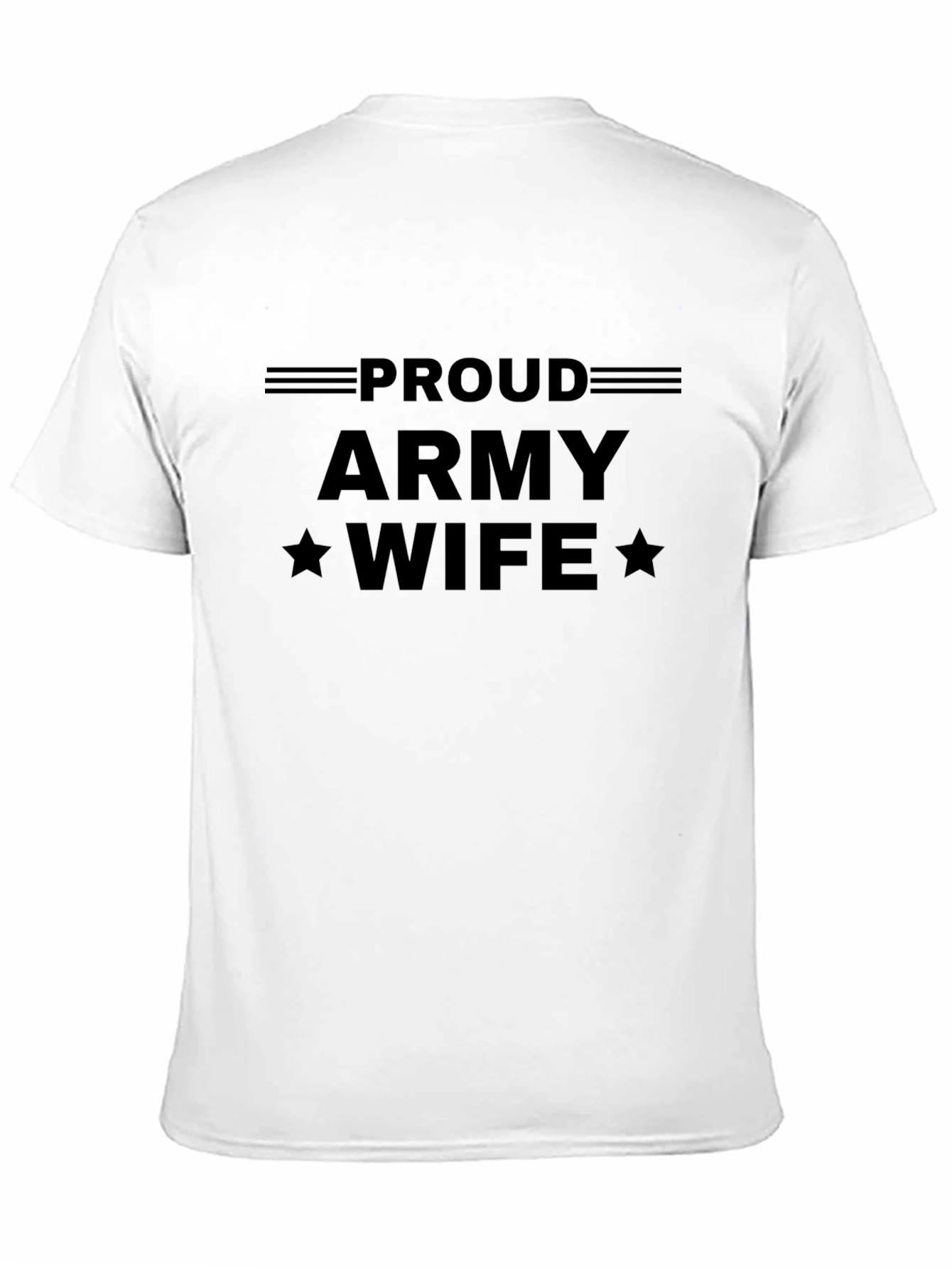 Proud Army Wife Graphic Tee - Military Spouse Apparel