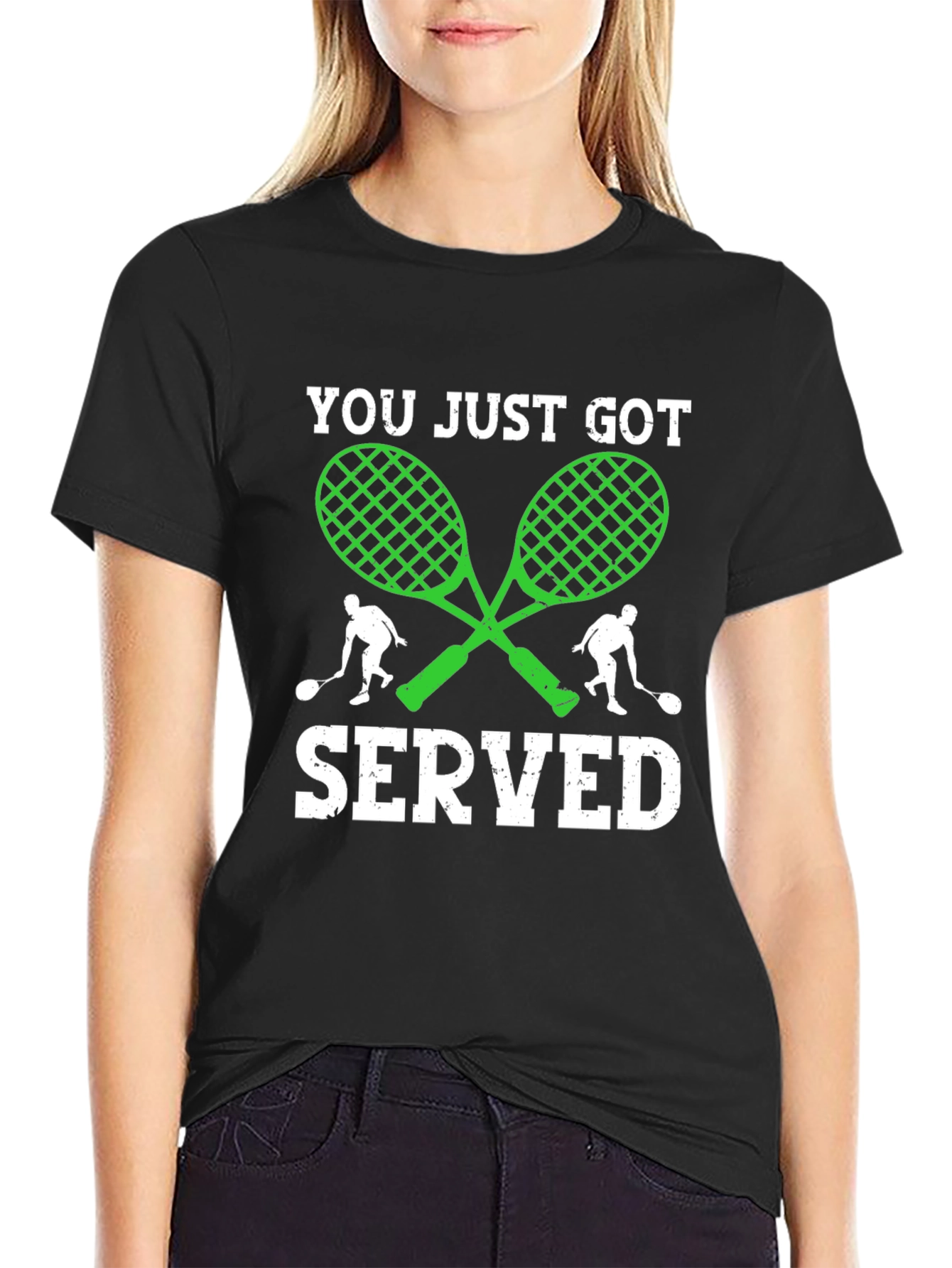 You Just Got Served T-Shirt Tennis Racquets Graphic Tee