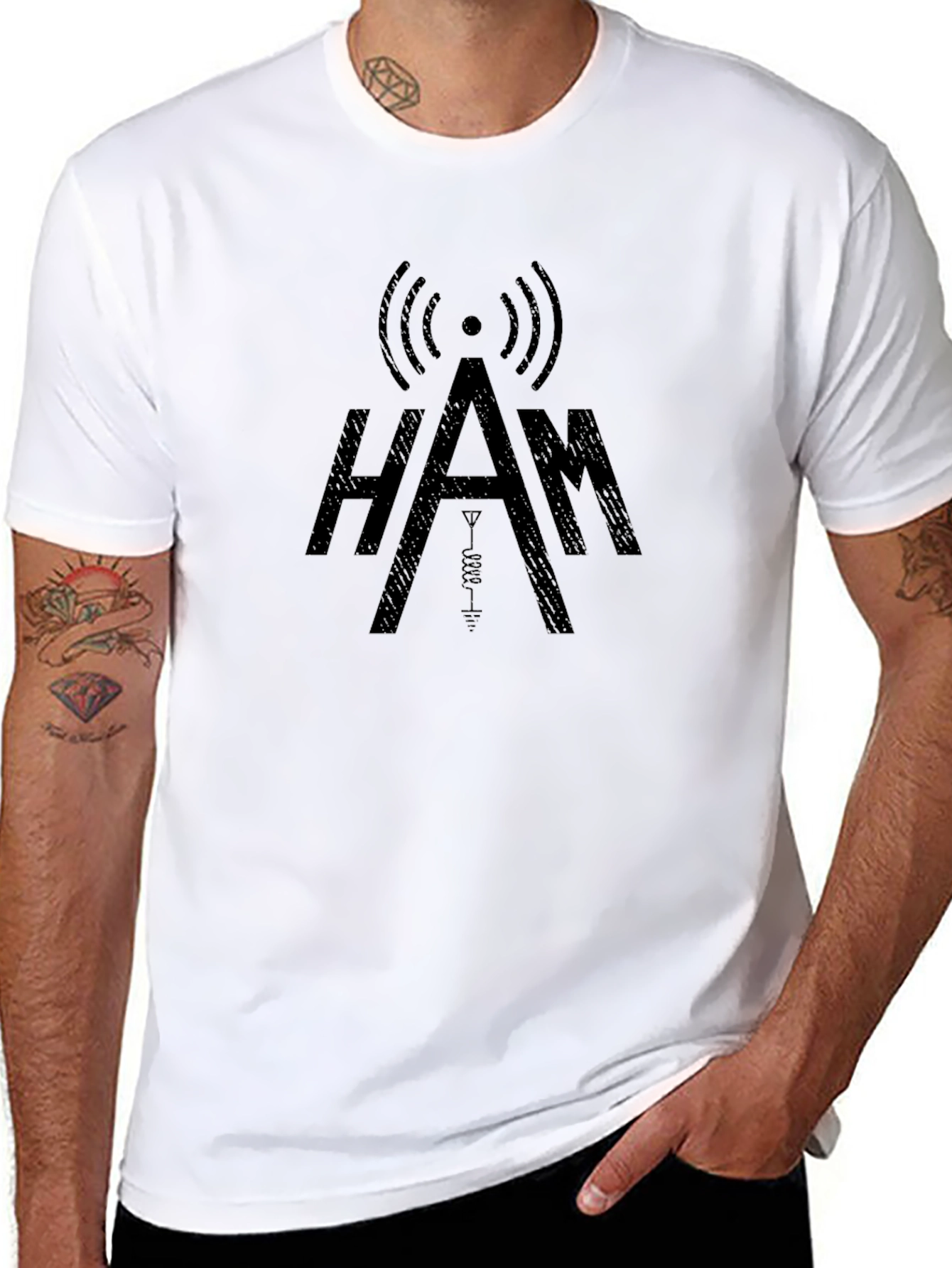 Ham Radio Operator T-Shirt - Antenna Design