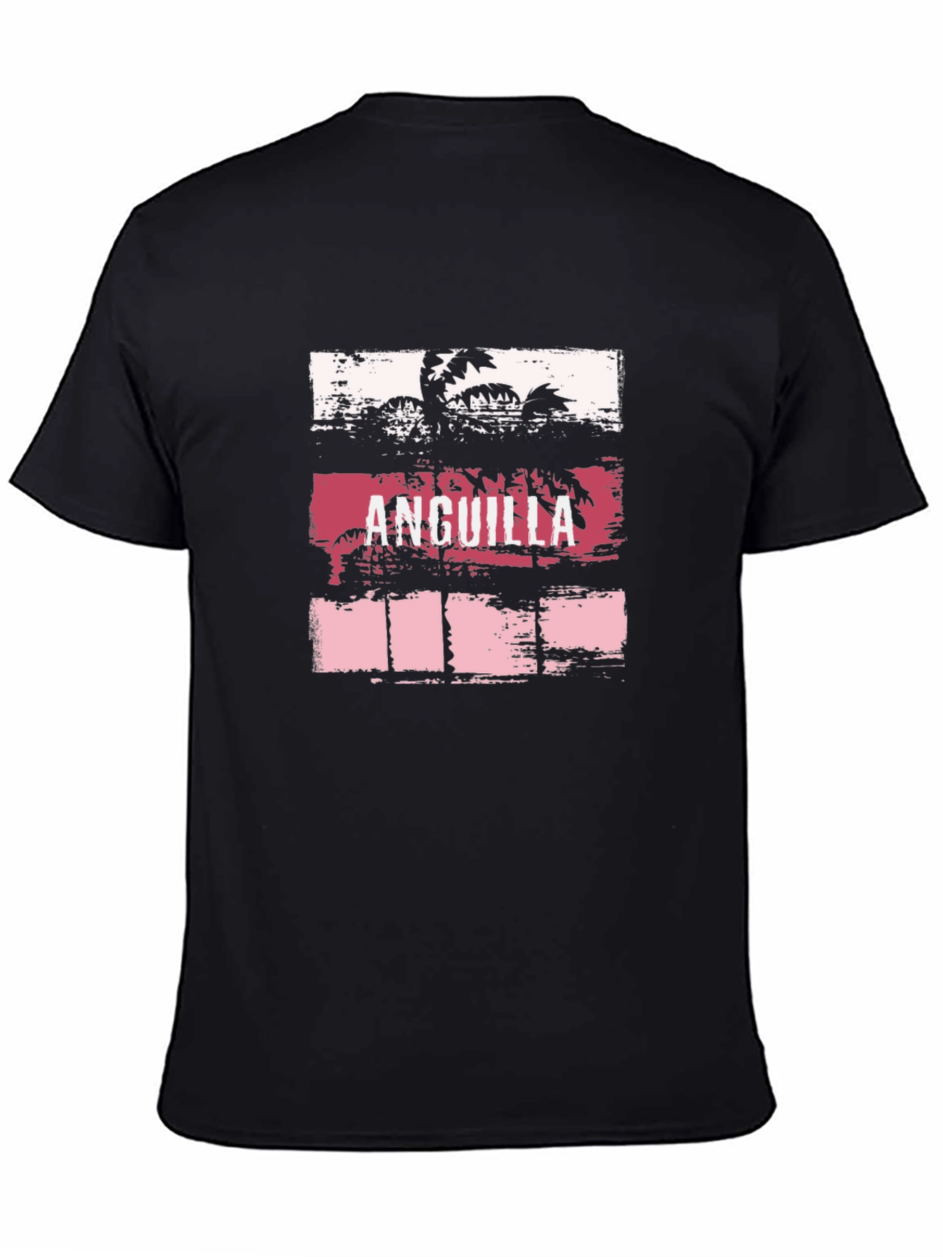 Anguilla Palm Tree Graphic T-Shirt