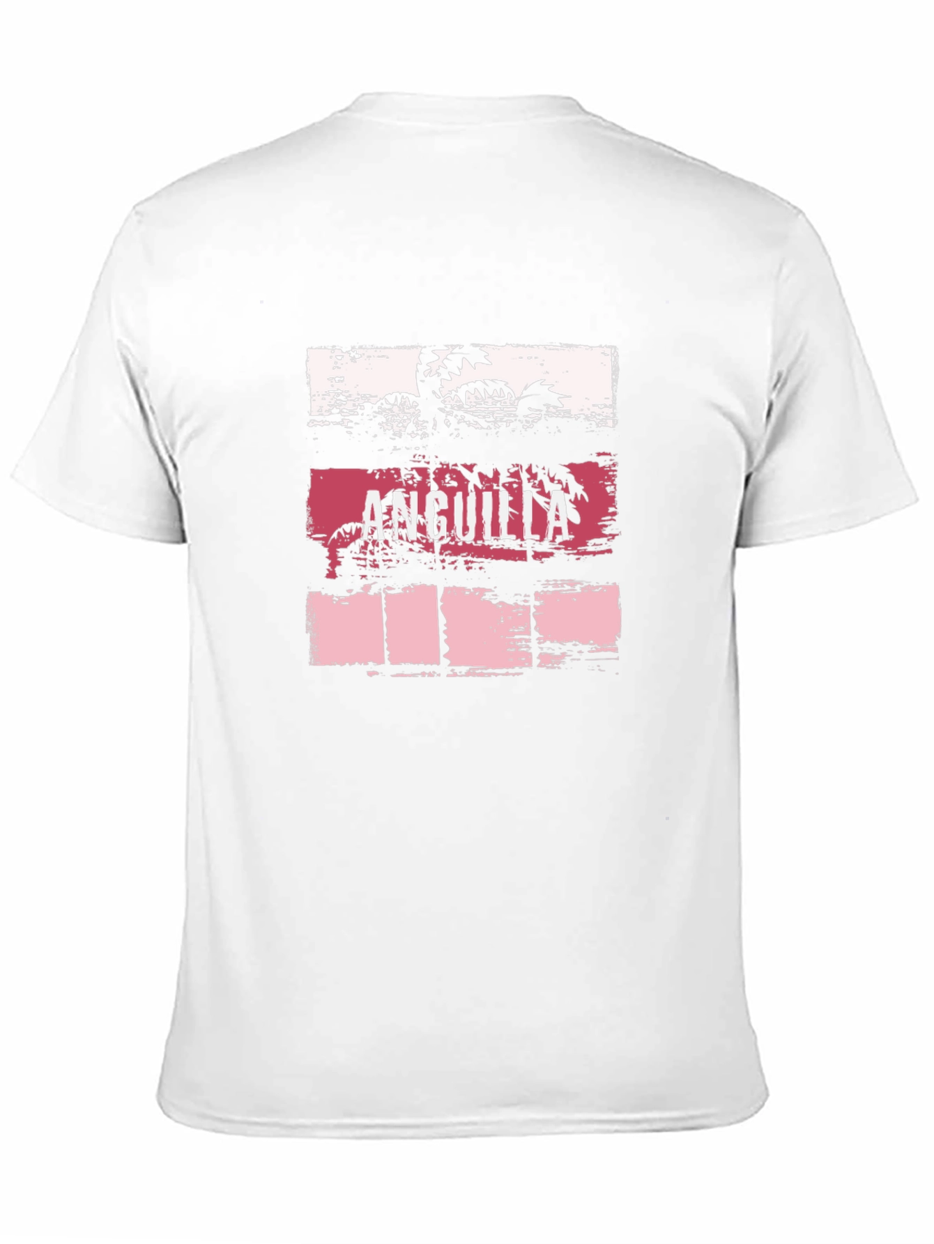 Anguilla Palm Tree Graphic T-Shirt