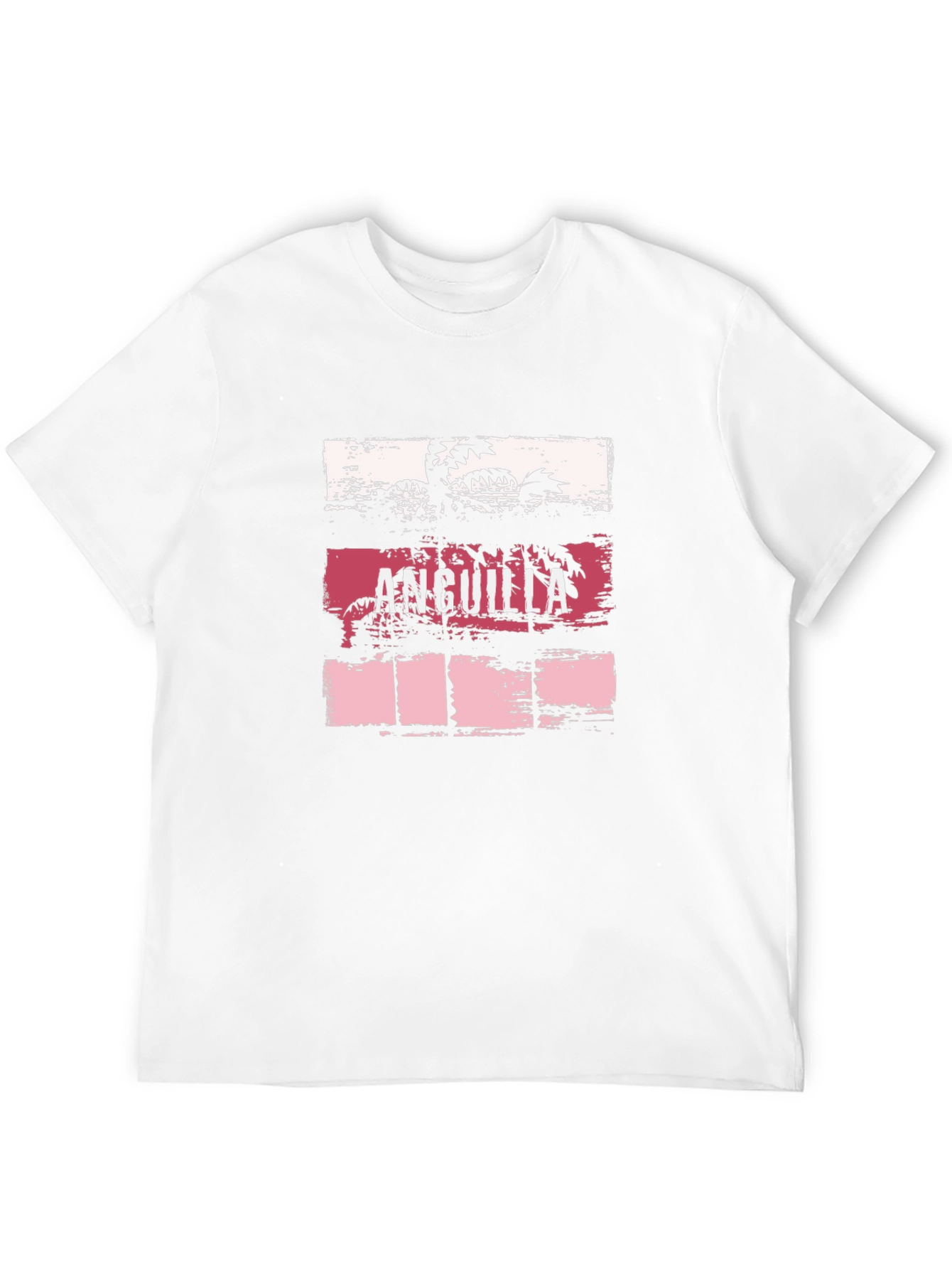 Anguilla Palm Tree Graphic T-Shirt