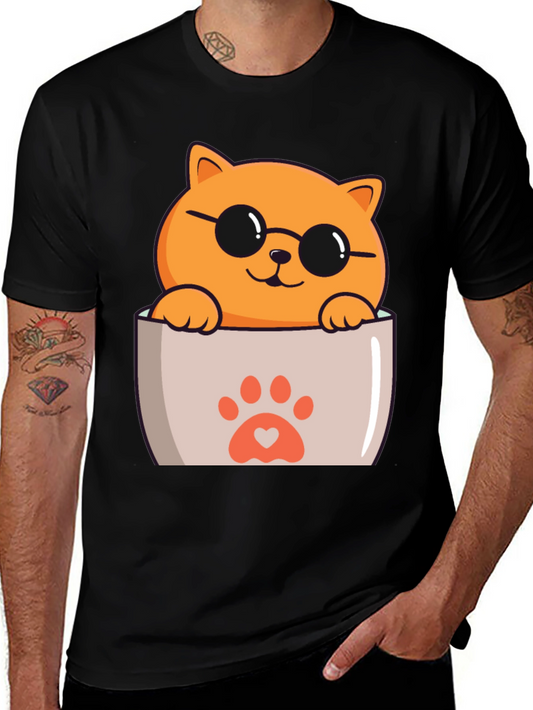 Cool Cat Pocket T-Shirt