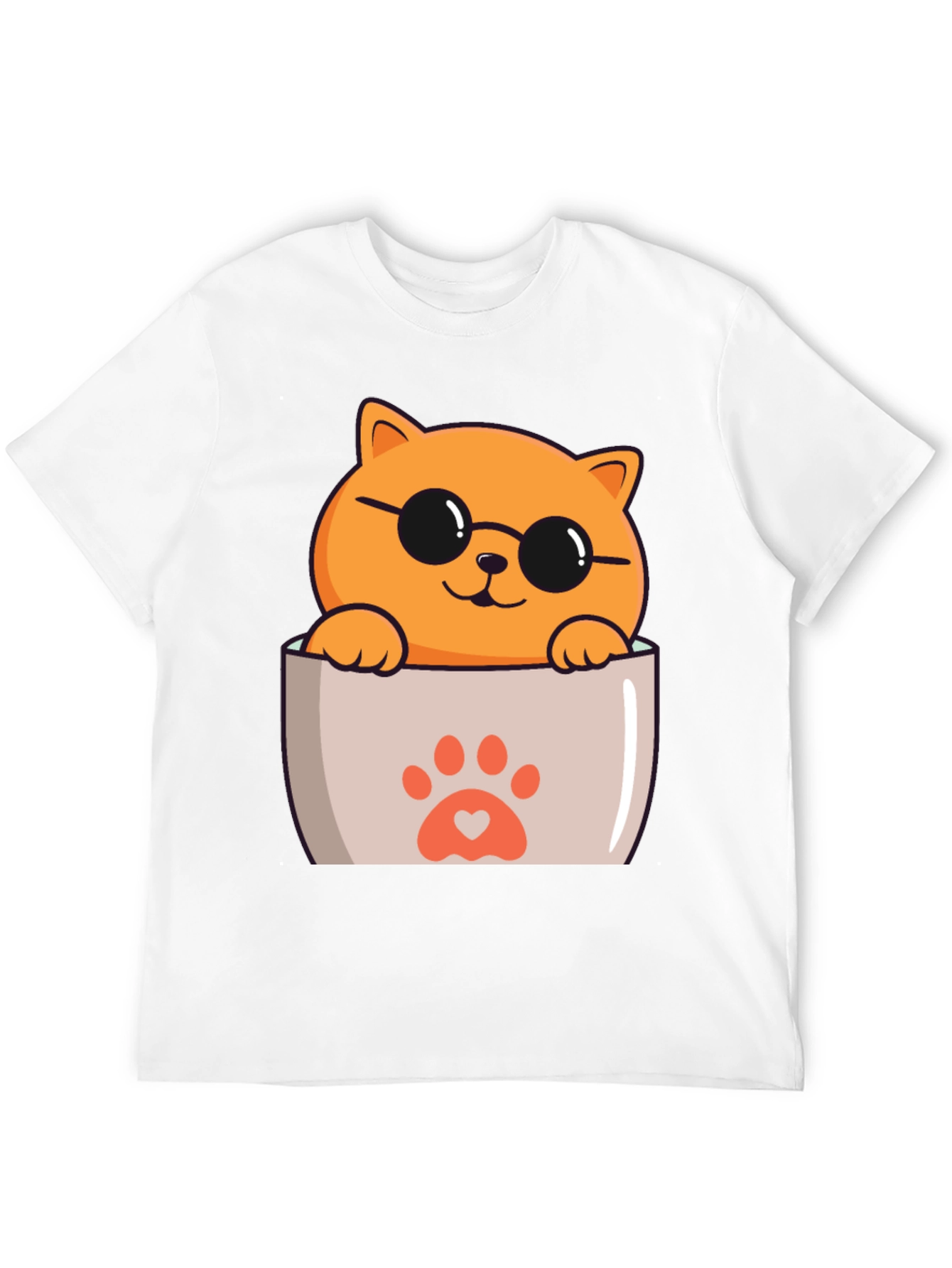 Cool Cat Pocket T-Shirt
