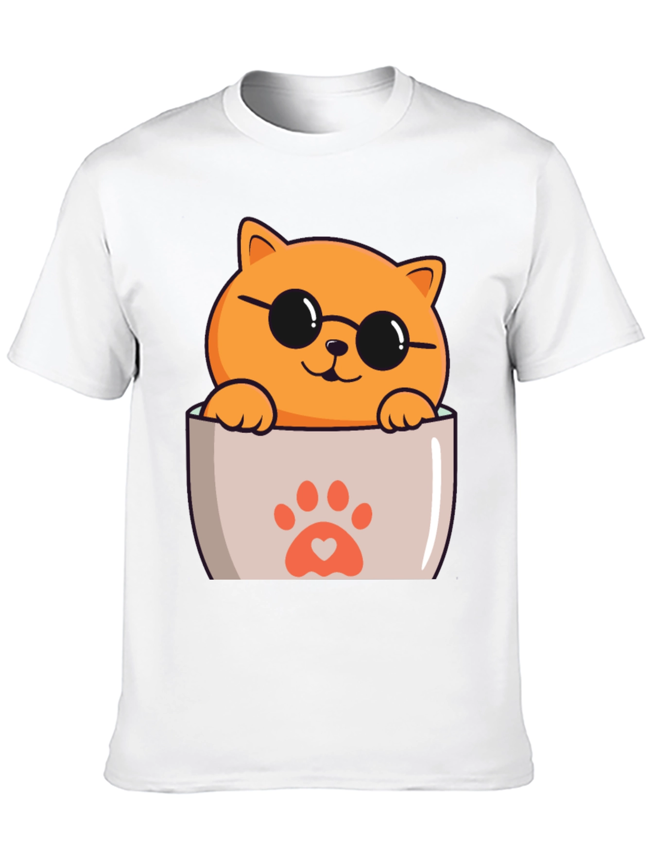 Cool Cat Pocket T-Shirt