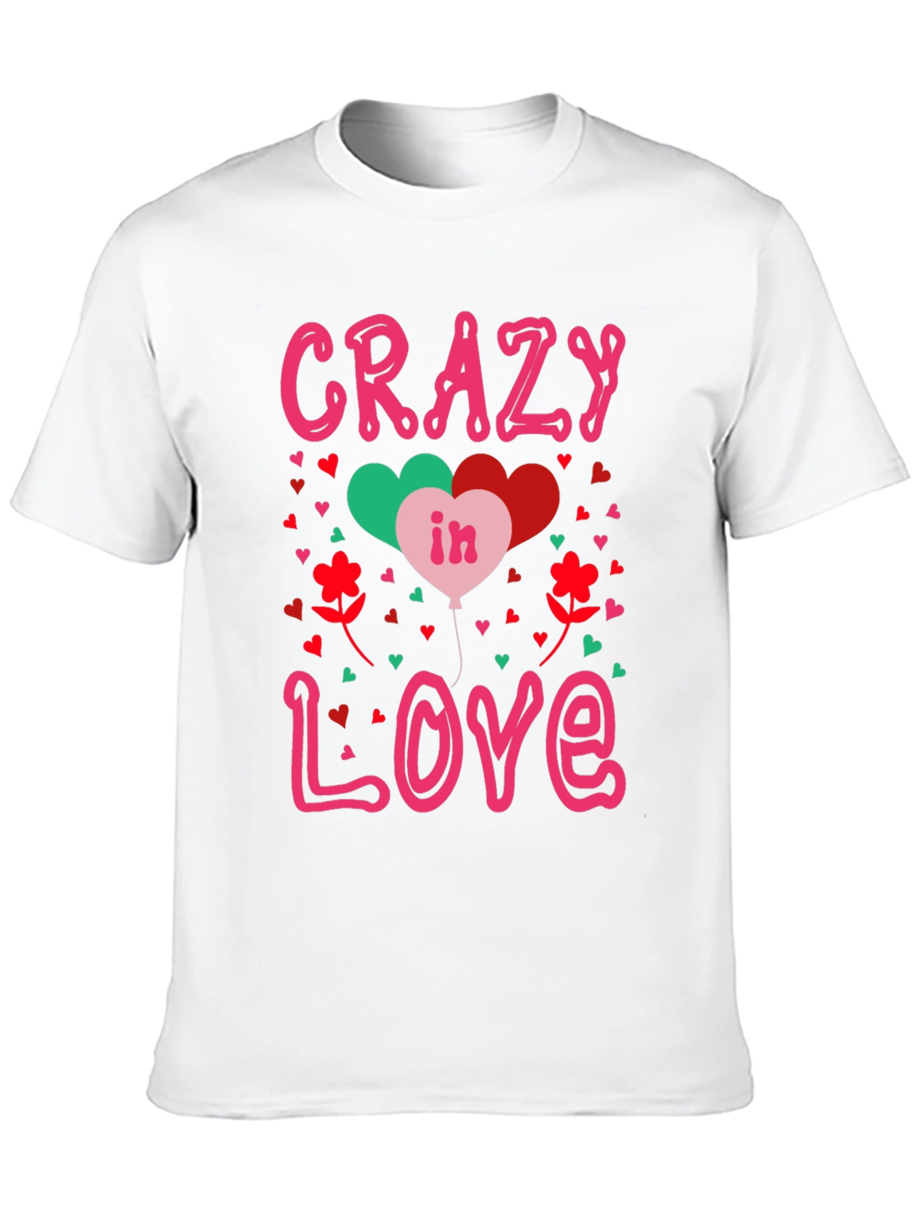 Crazy in Love Valentines Graphic Tee