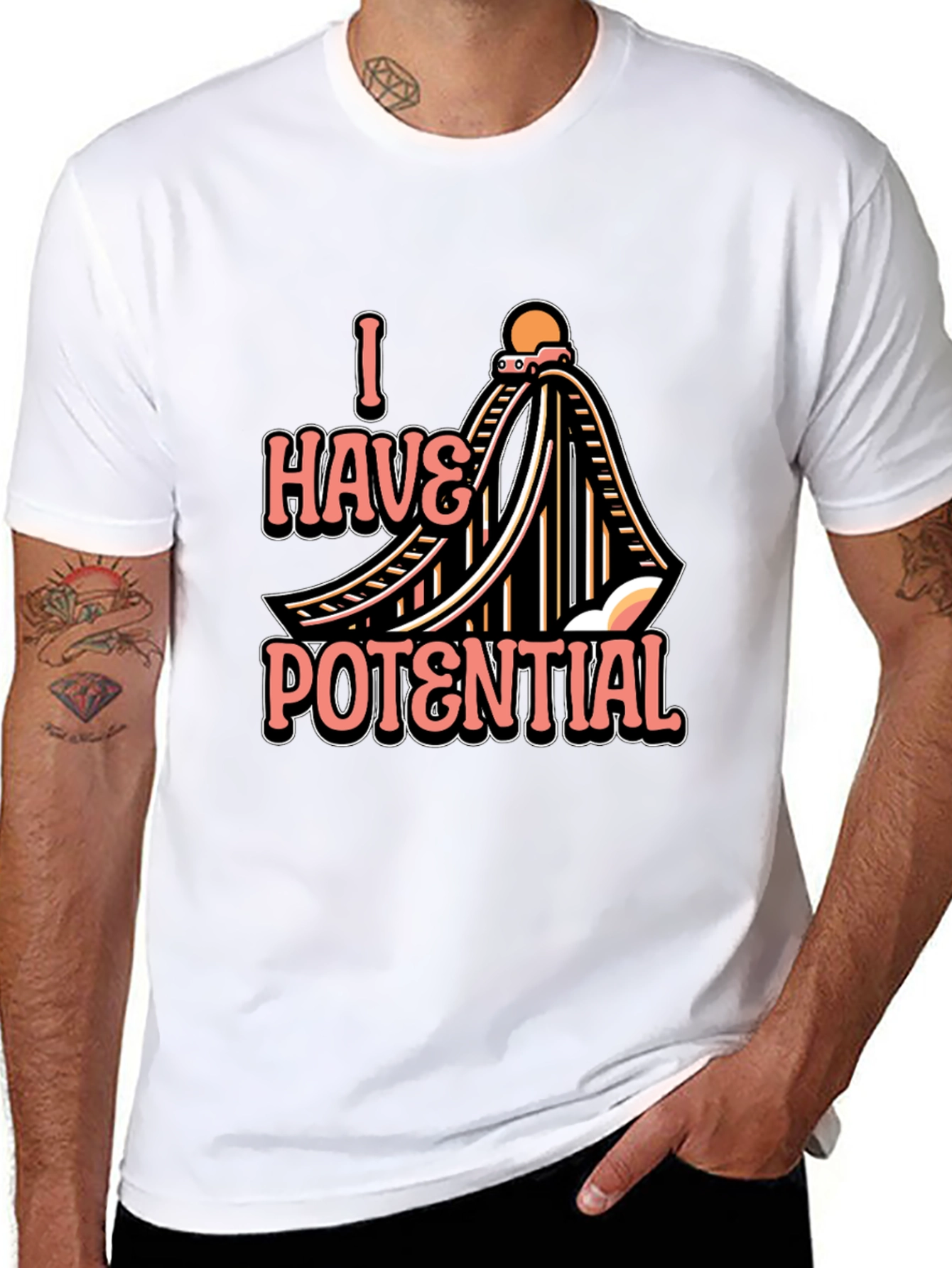 I Have Potential Rollercoaster T-Shirt
