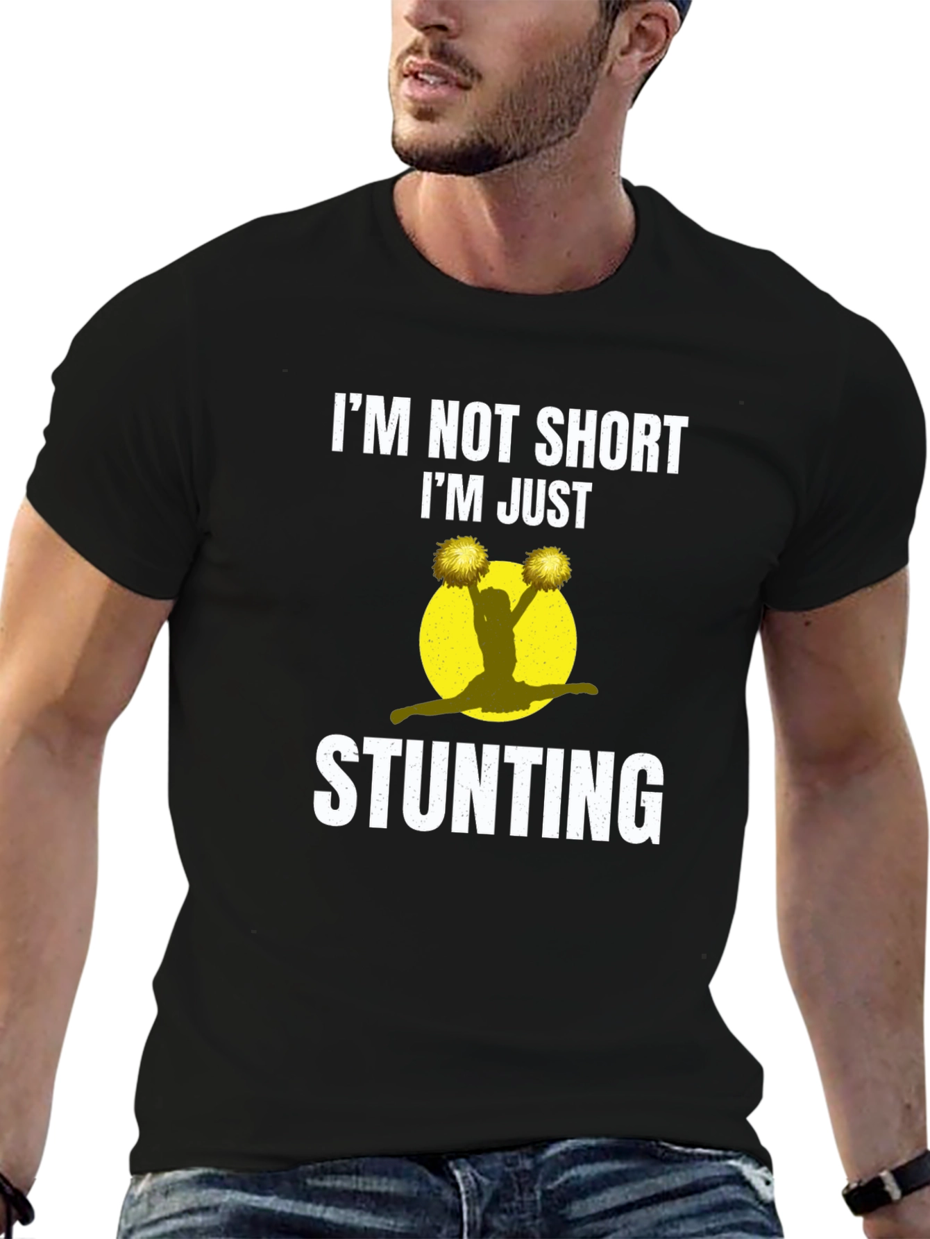 Im Not Short Im Just Stunting Cheer T-Shirt