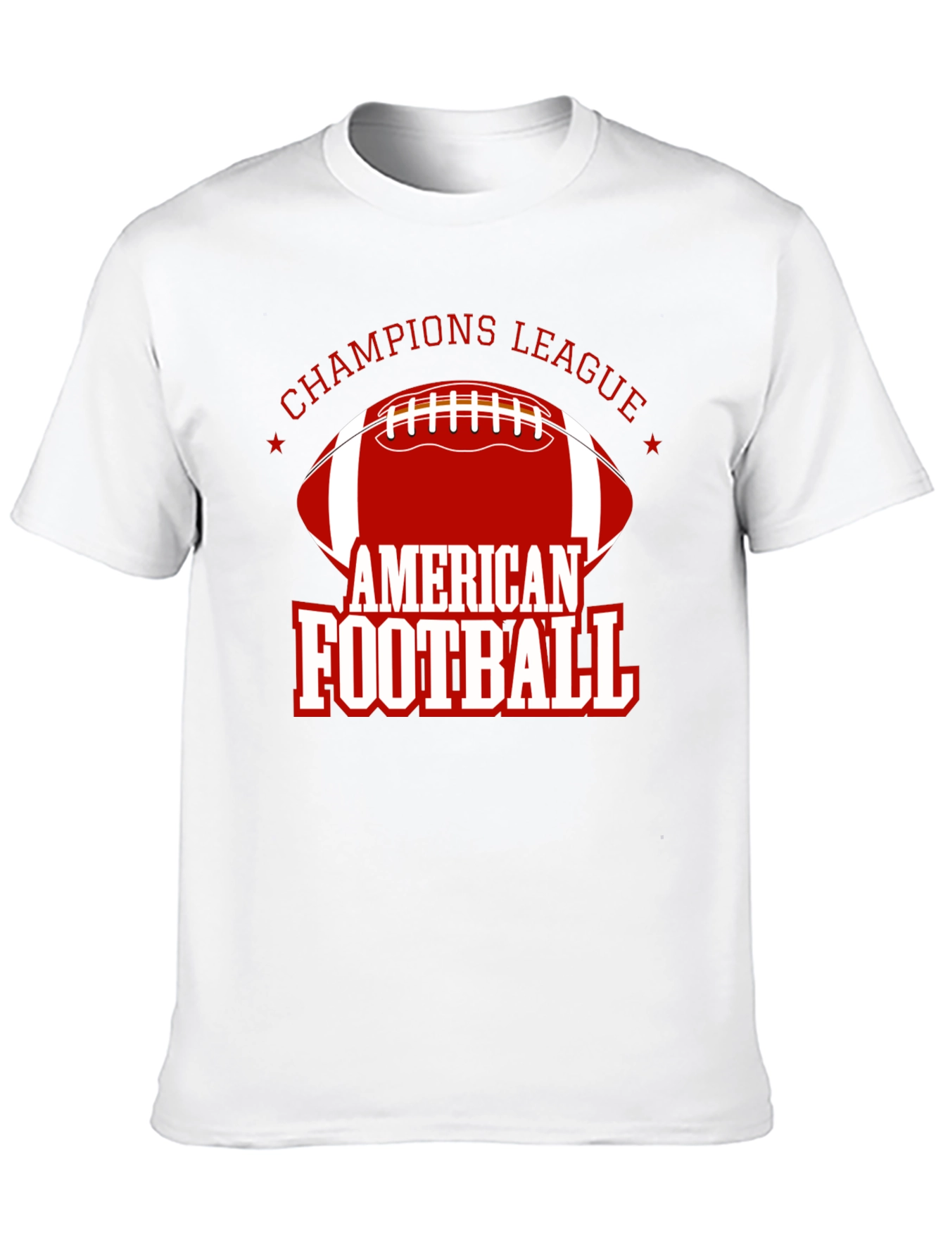 American Football Champions League Black T-Shirt