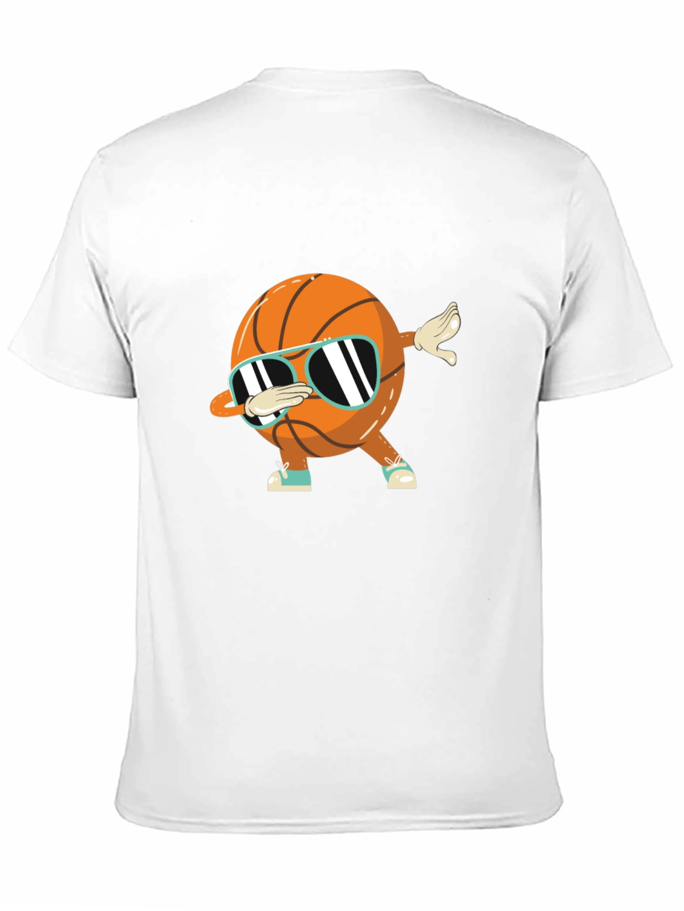 Dabbing Basketball Graphic Tee - Black