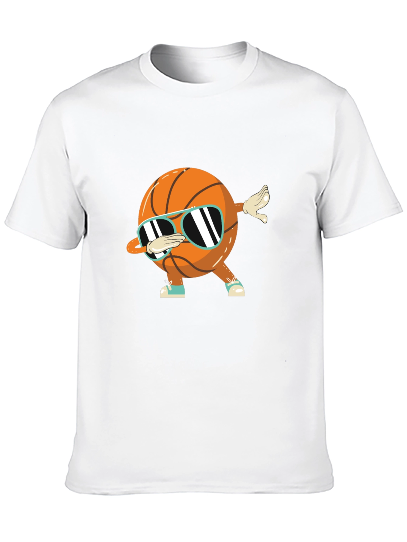 Dabbing Basketball Graphic Tee - Black
