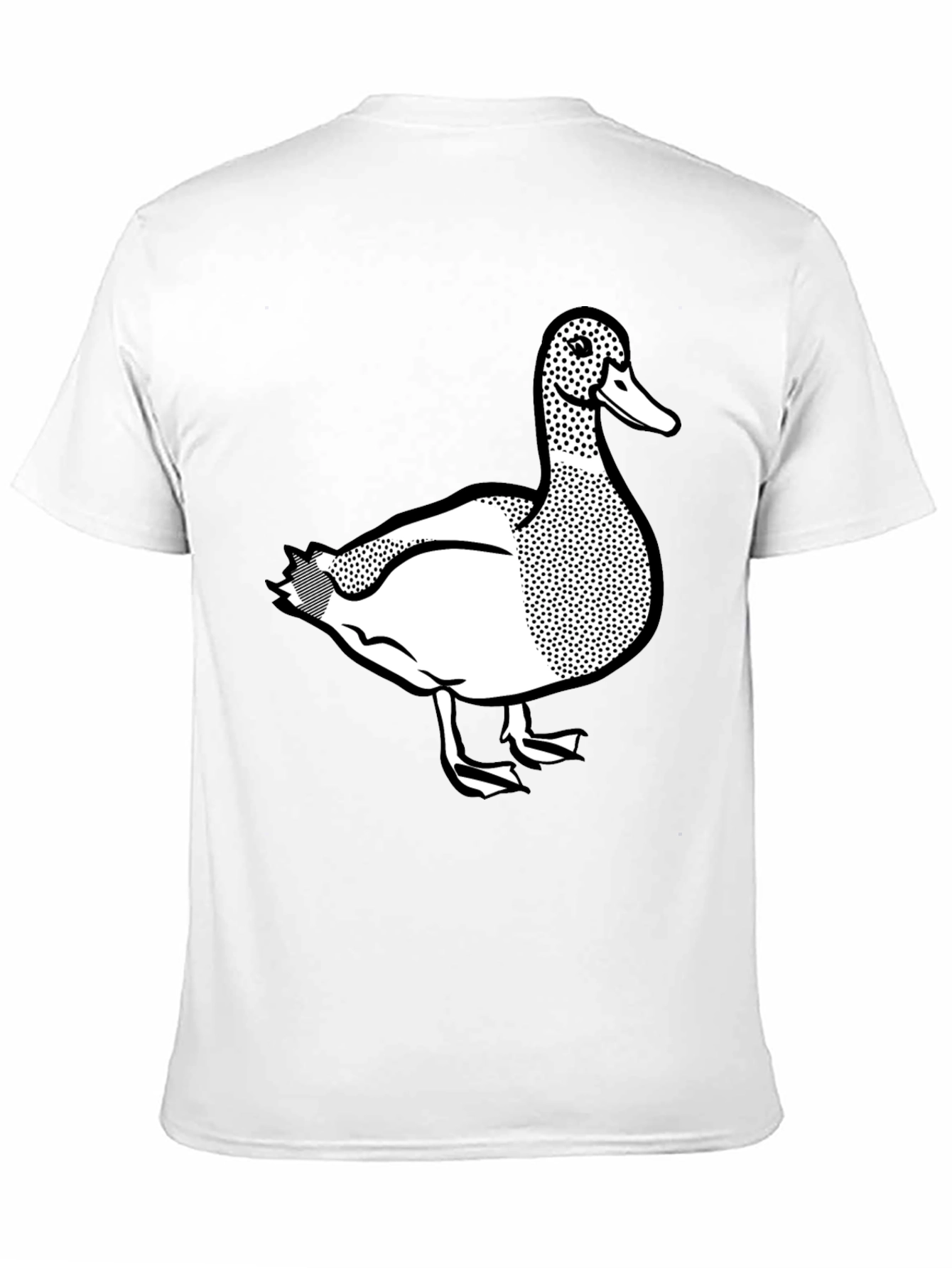 Duck Graphic Tee - Classic Black Cotton T-Shirt