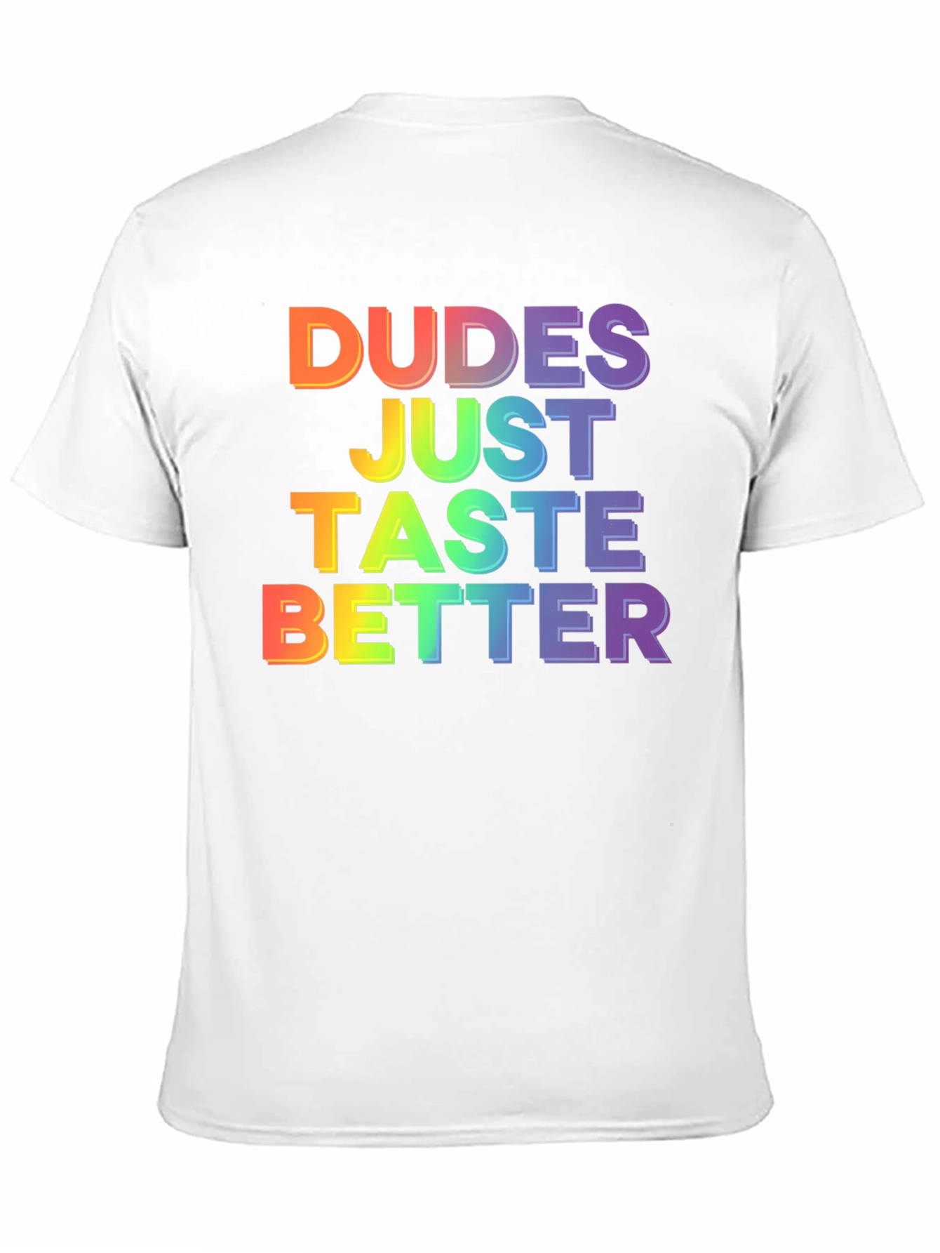 Dudes Taste Better Graphic Tee - Pride LGBTQ T-Shirt
