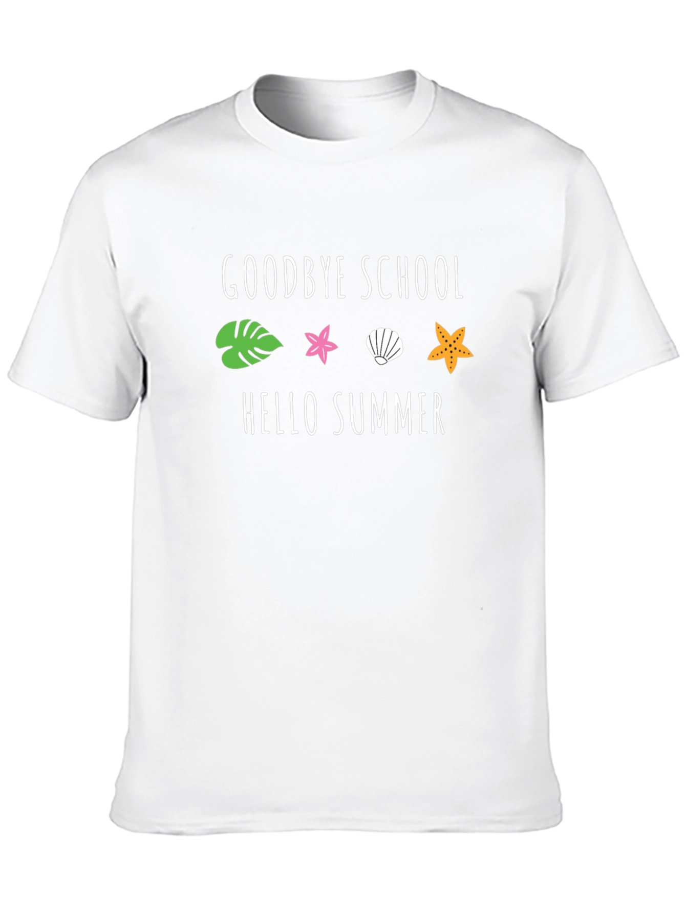 Goodbye School Hello Summer Graphic T-Shirt