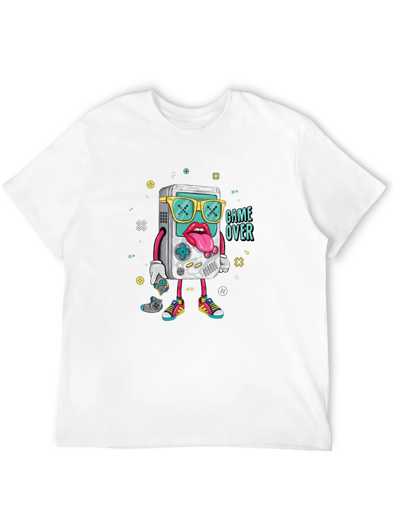 Game Over Graphic Tee - Retro Gamer Style
