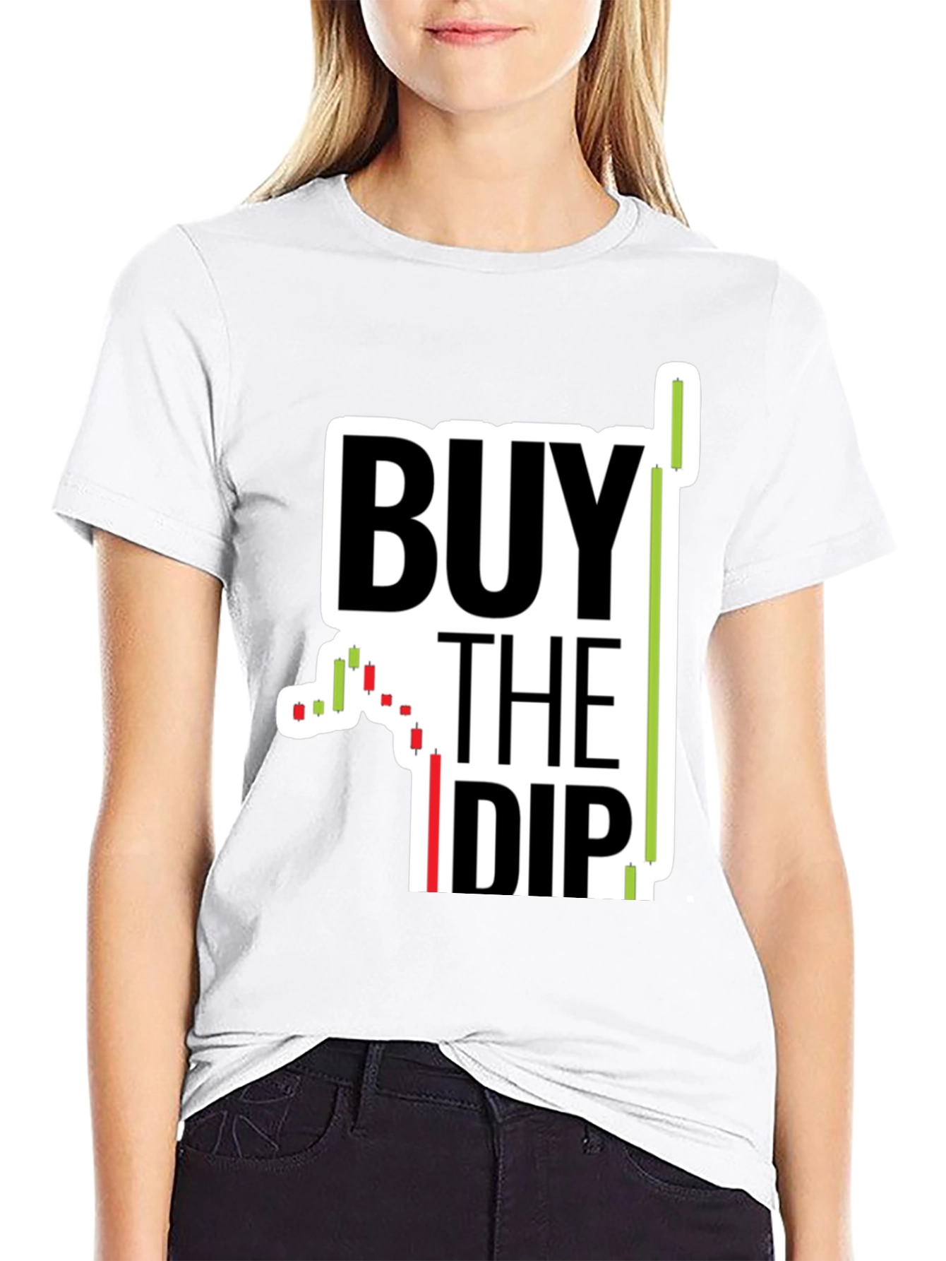 Buy The Dip Graphic Tee - Investor T-Shirt
