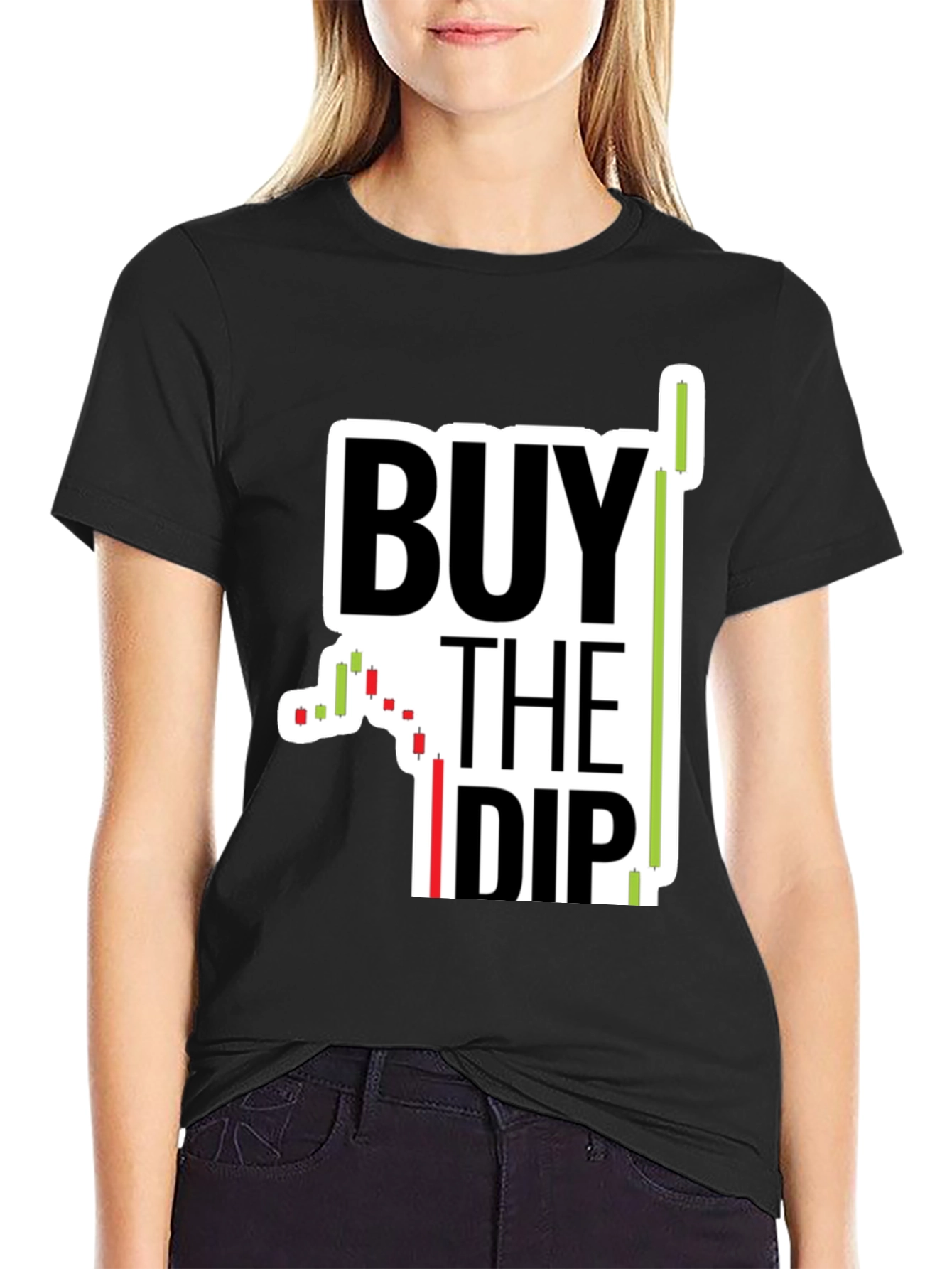 Buy The Dip Graphic Tee - Investor T-Shirt