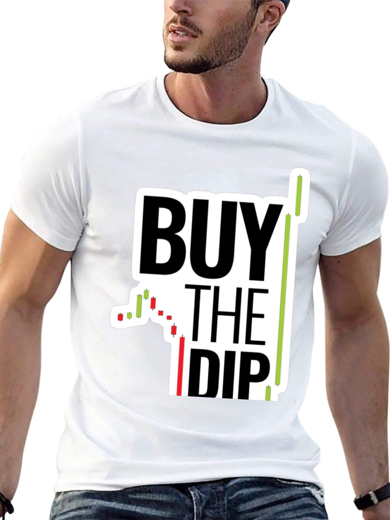 Buy The Dip Graphic Tee - Investor T-Shirt