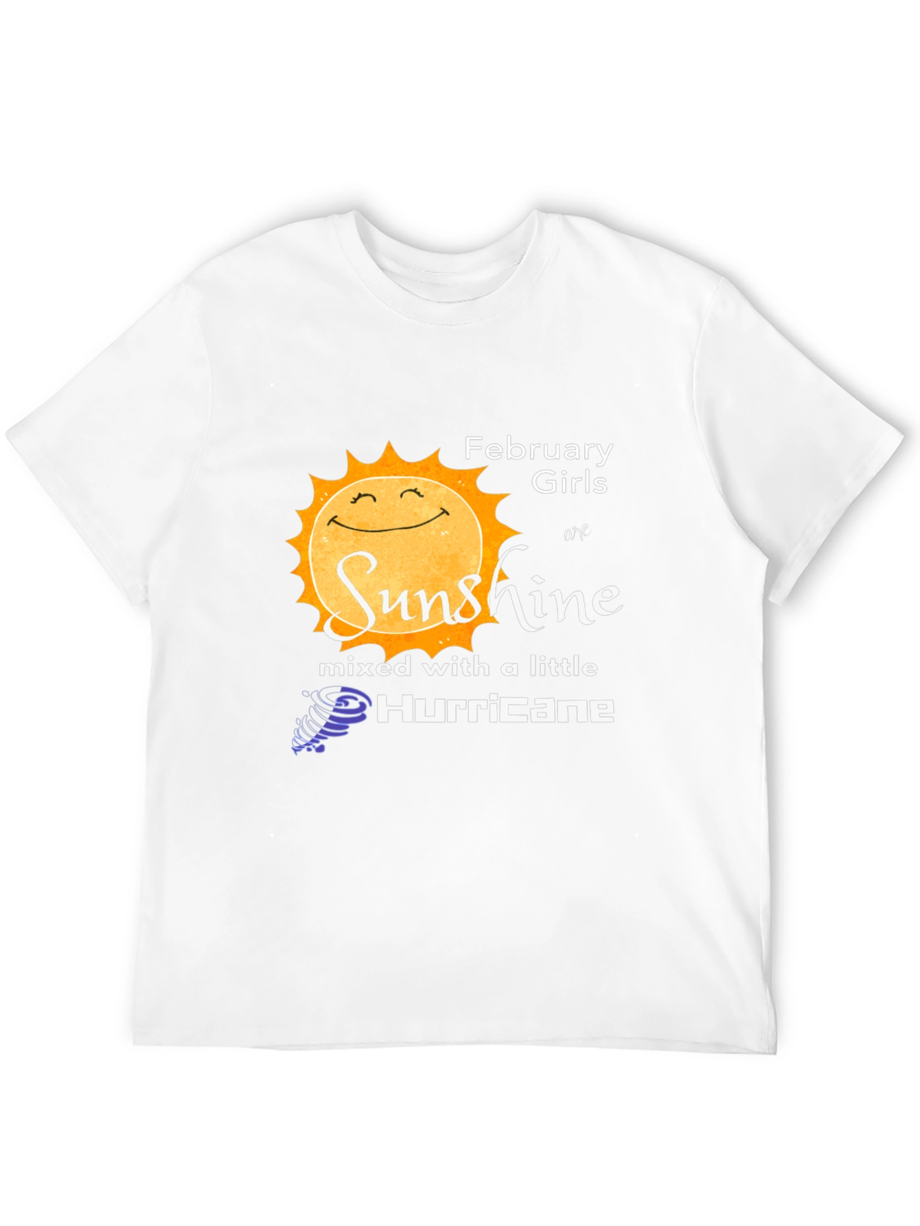 February Girls Sunshine Hurricane Graphic T-Shirt