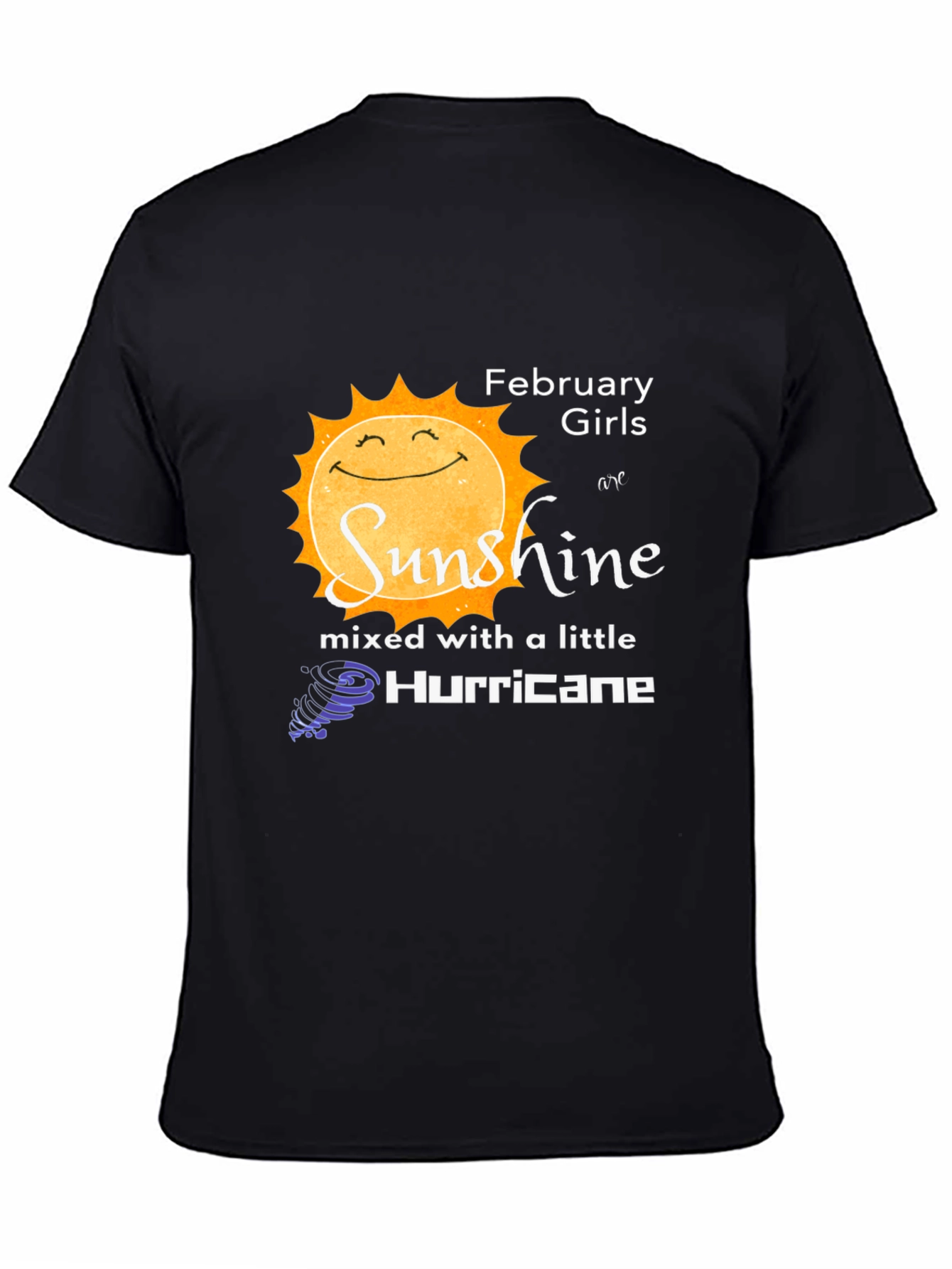 February Girls Sunshine Hurricane Graphic T-Shirt