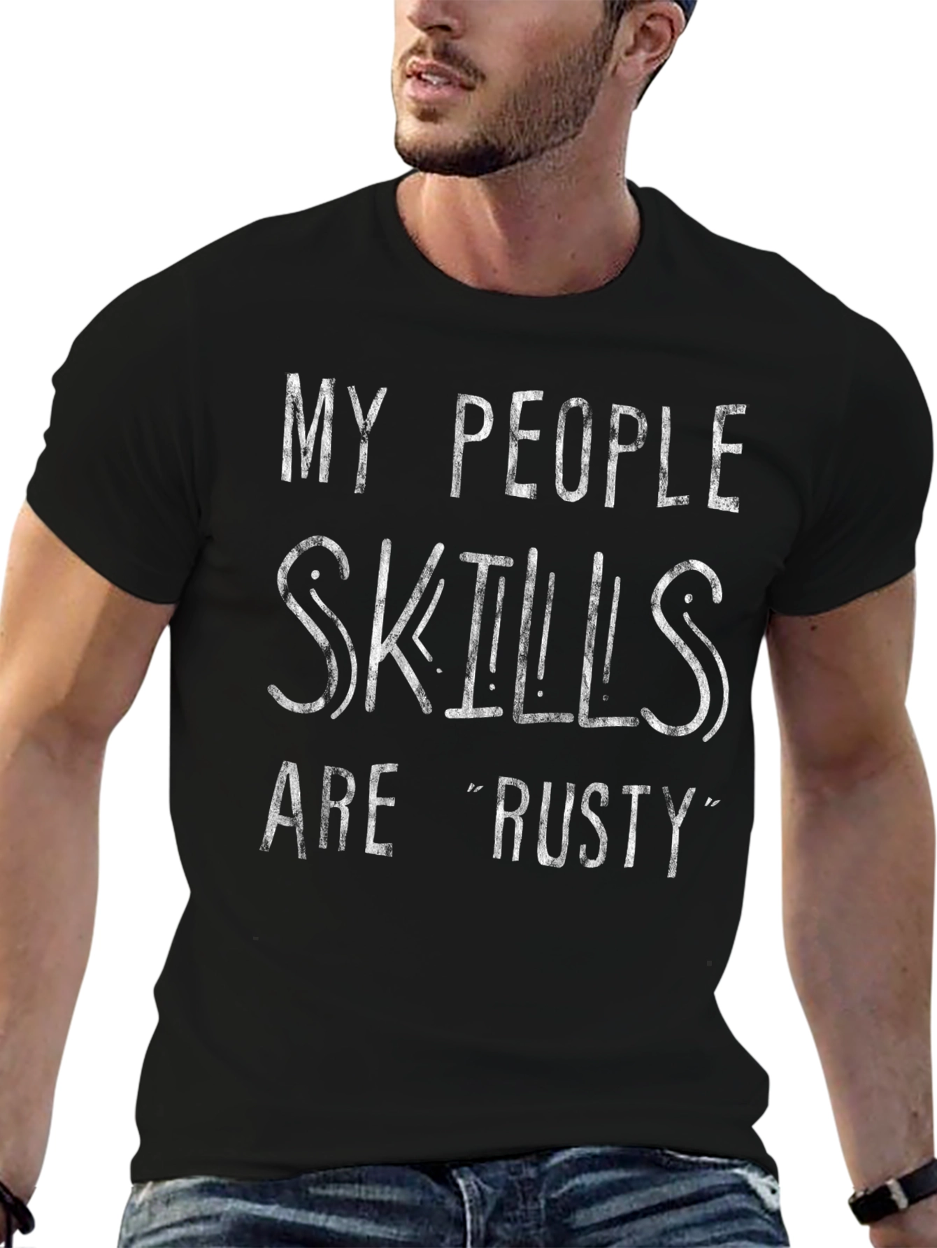 Funny My People Skills Are Rusty Graphic Tee