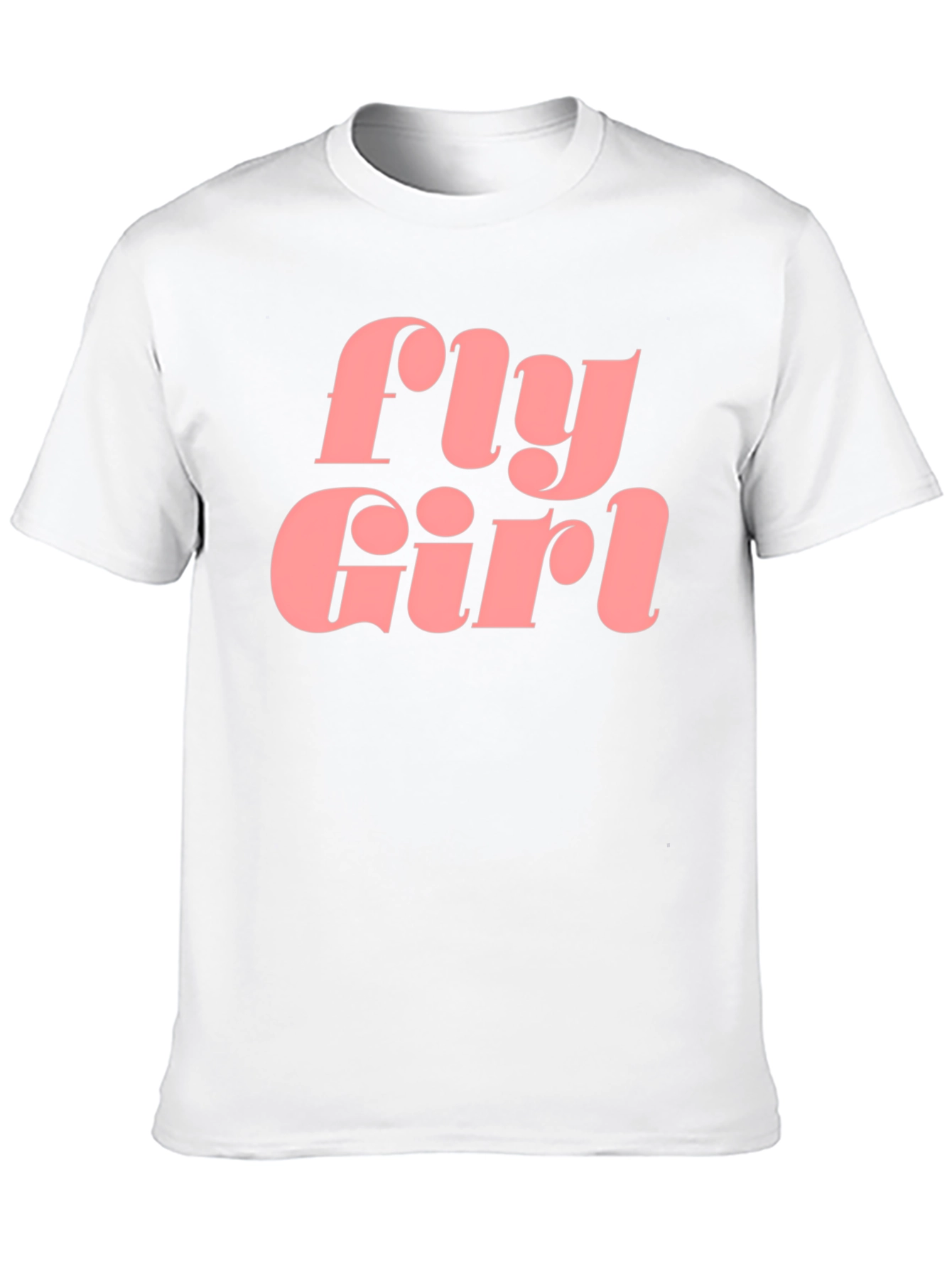 Fly Girl Graphic Tee - Retro Style Black T-Shirt
