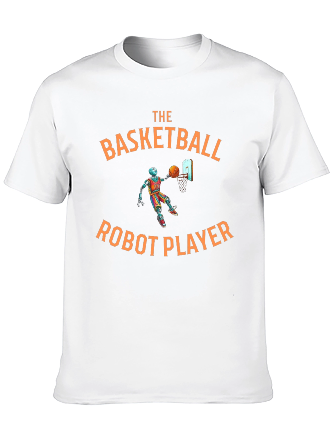 Basketball Robot Player Graphic T-Shirt