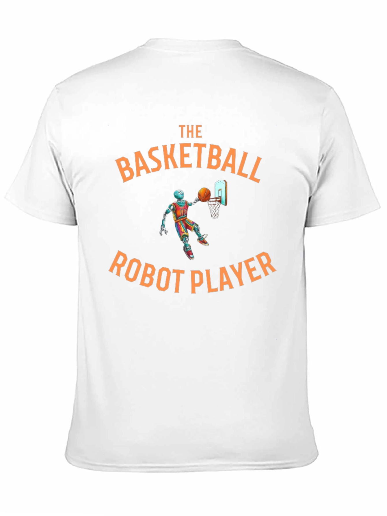 Basketball Robot Player Graphic T-Shirt