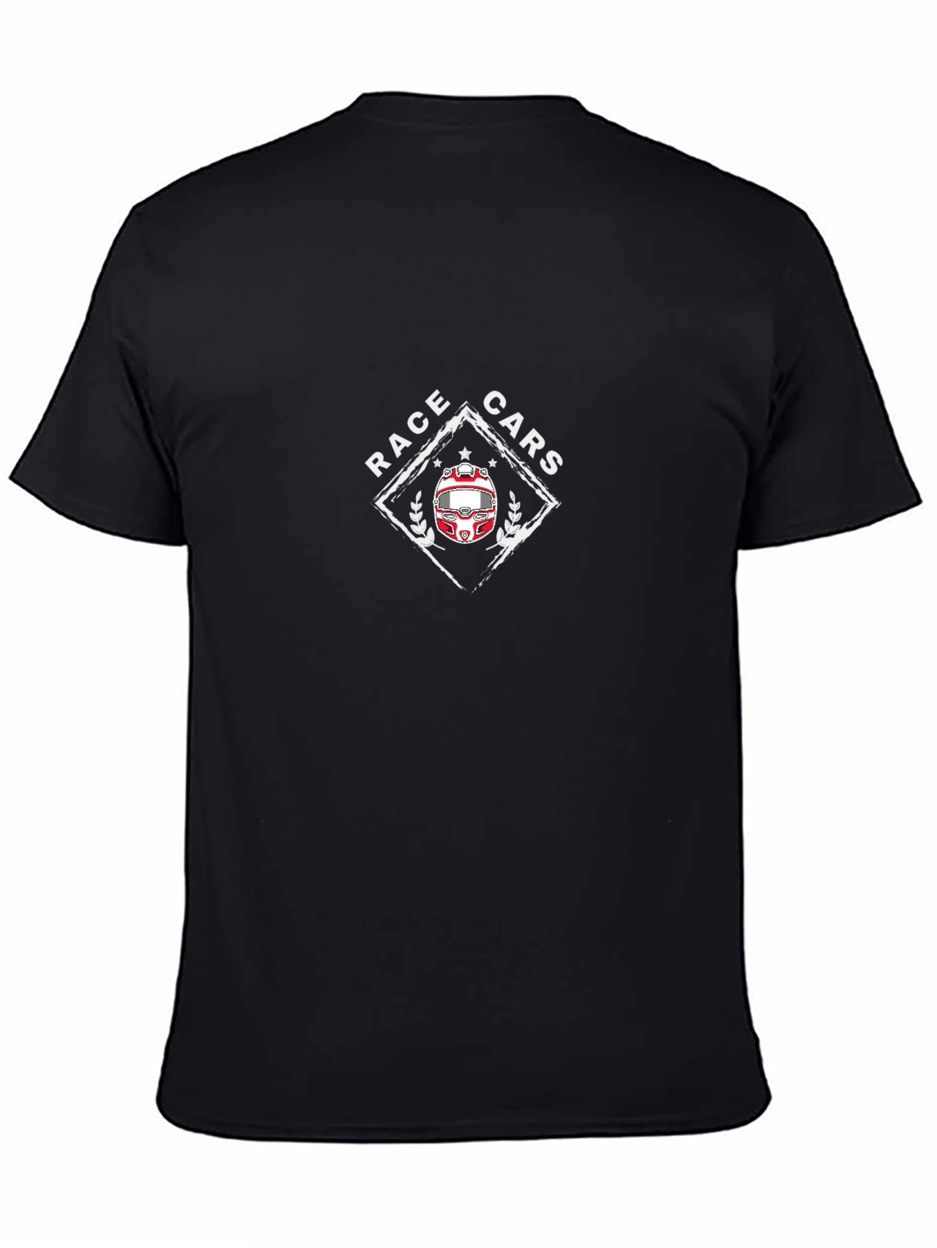 Race Cars Black Graphic T-Shirt