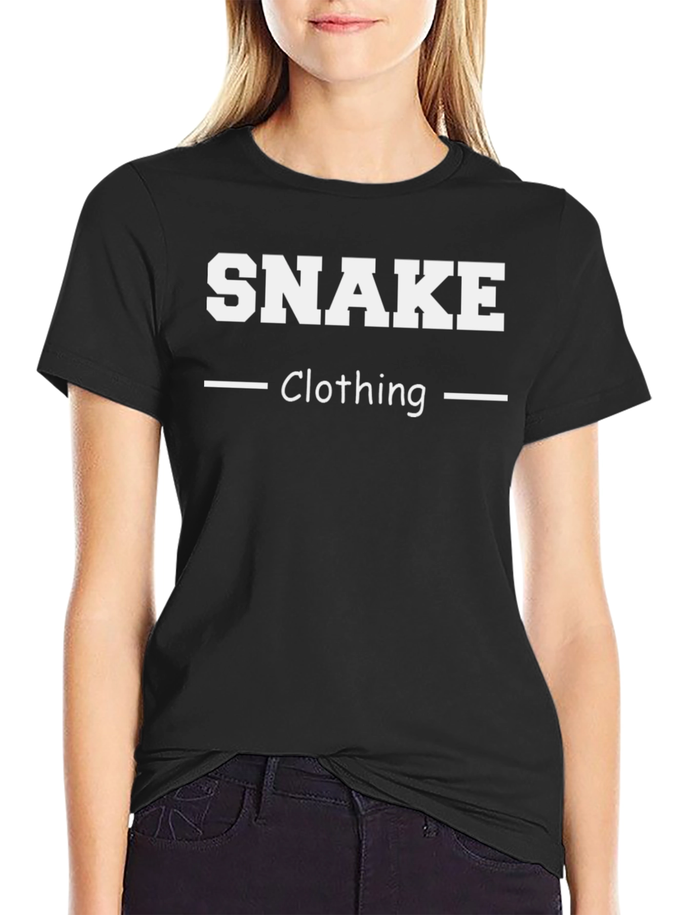 Snake Clothing Graphic T-Shirt - Black