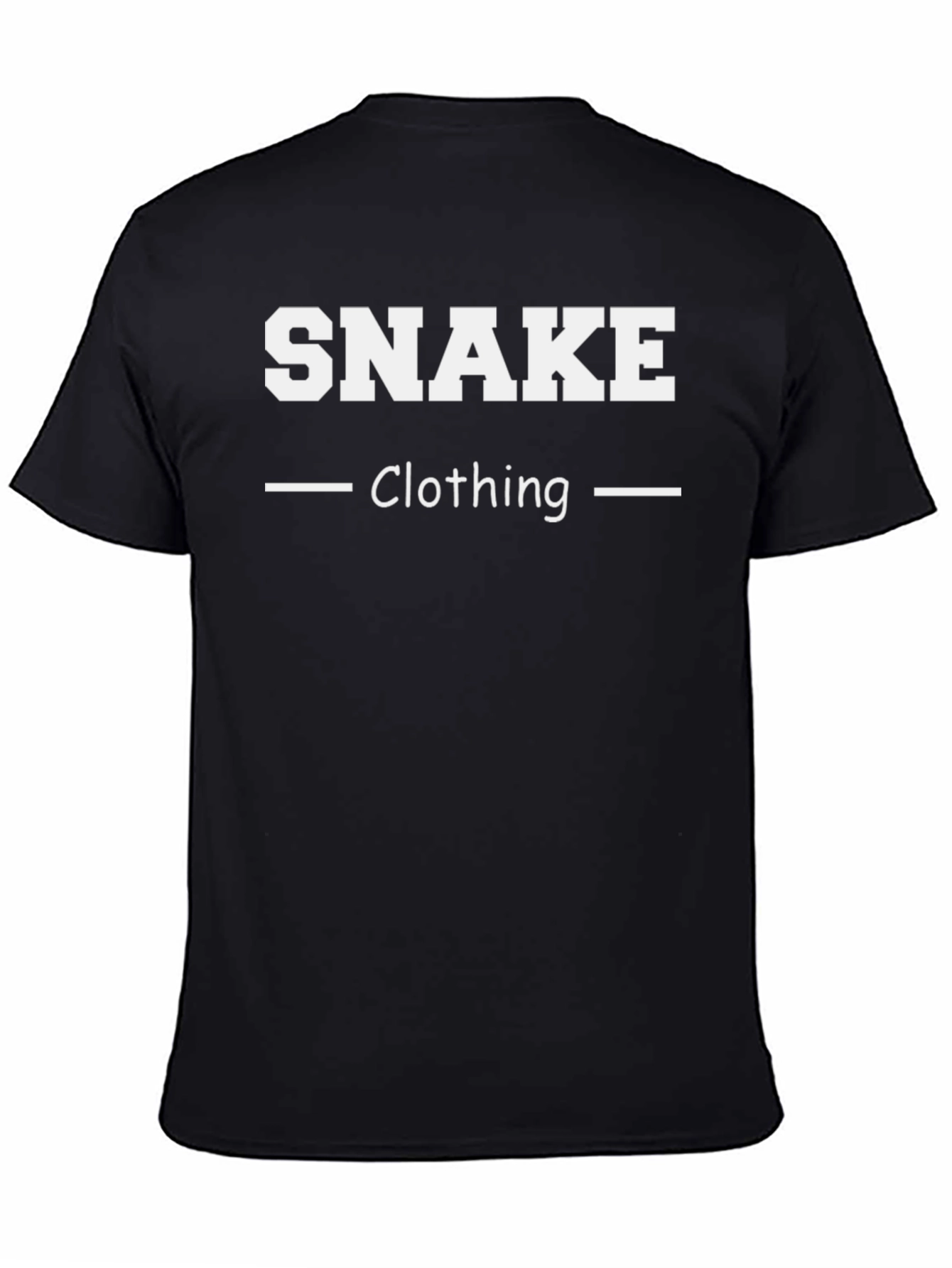 Snake Clothing Graphic T-Shirt - Black
