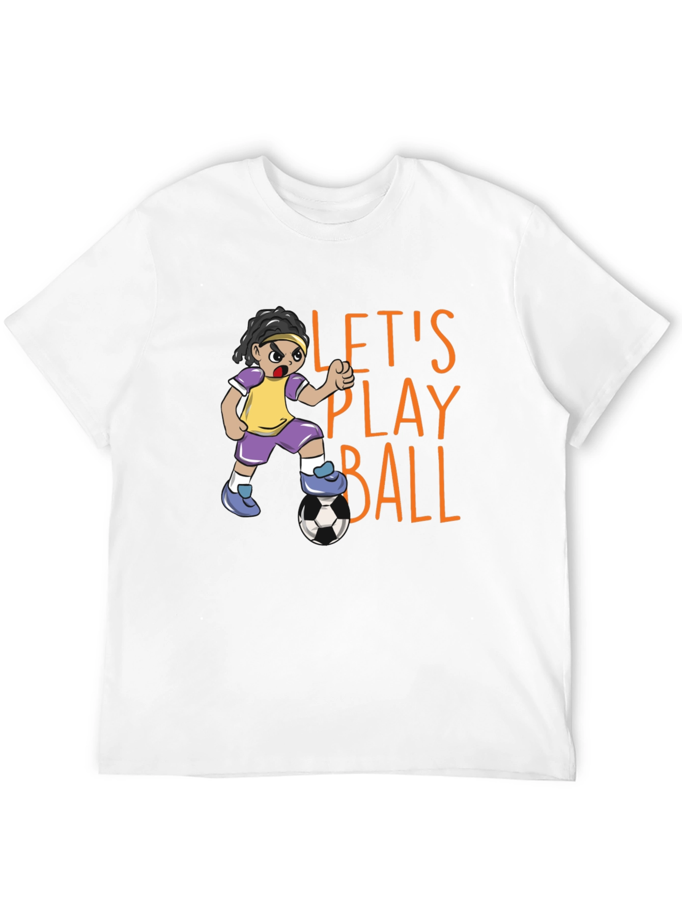 Lets Play Ball! Graphic Print T-Shirt