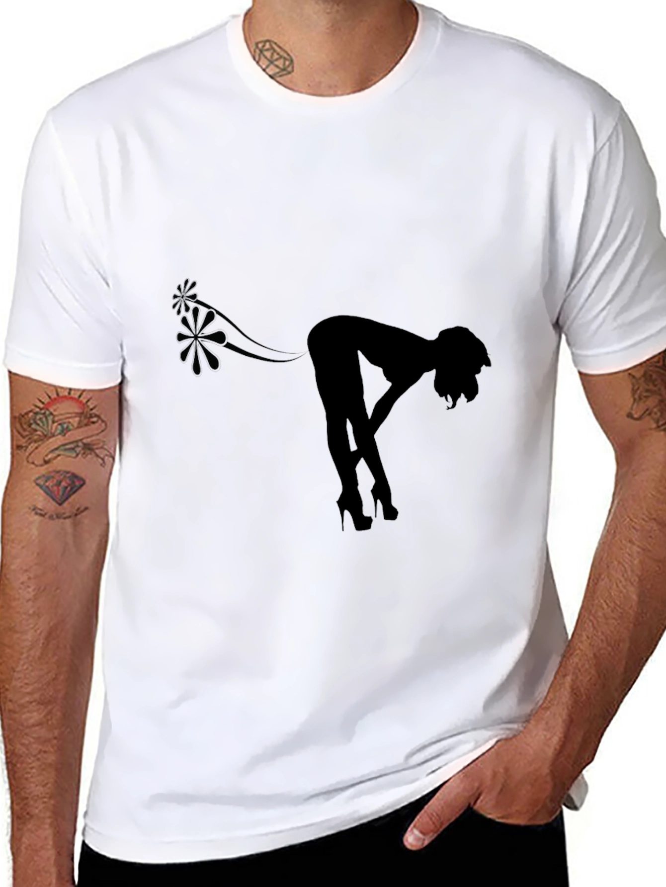 Humorous Silhouette Tee