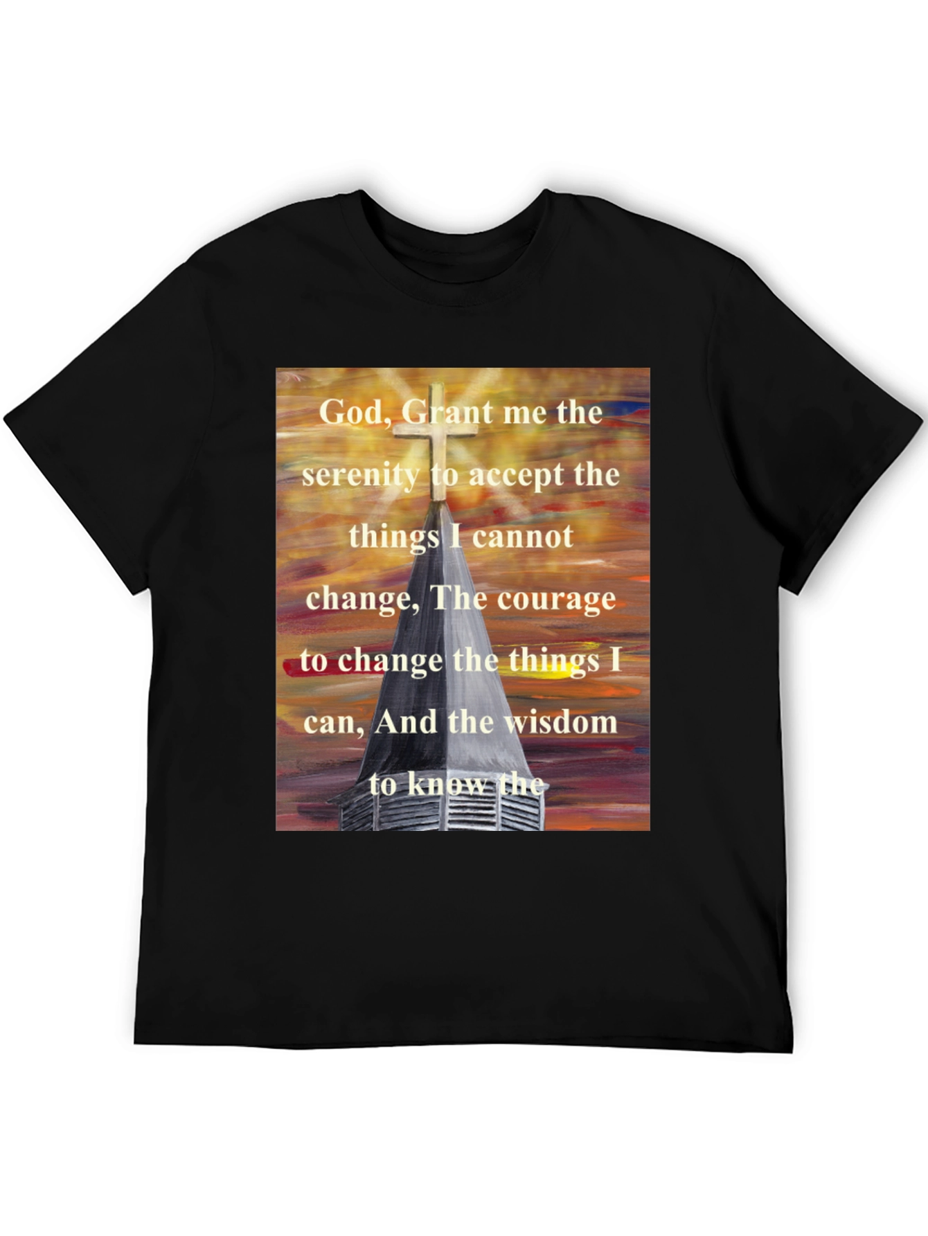 Serenity Prayer T-Shirt - Christian Graphic Tee