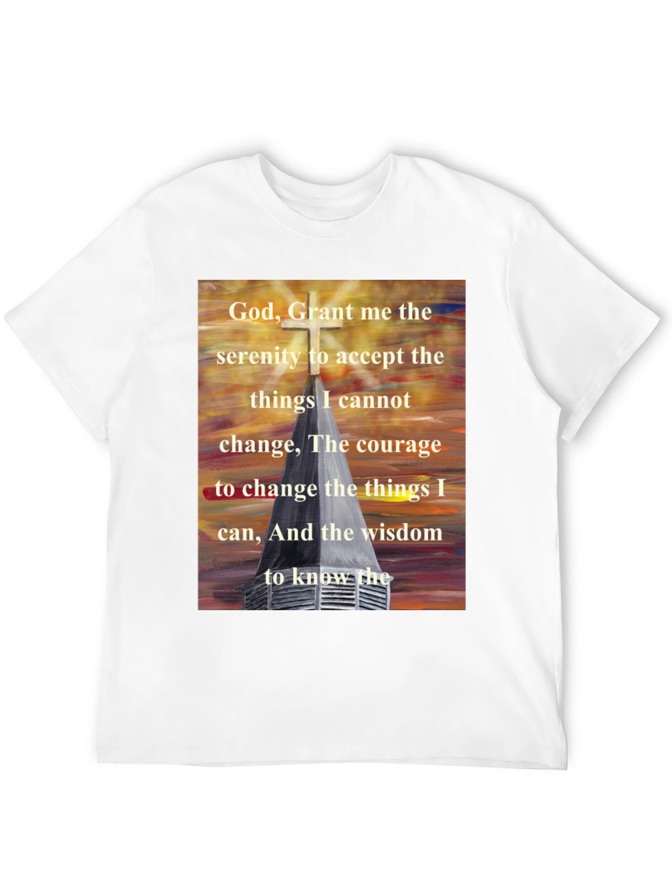 Serenity Prayer T-Shirt - Christian Graphic Tee