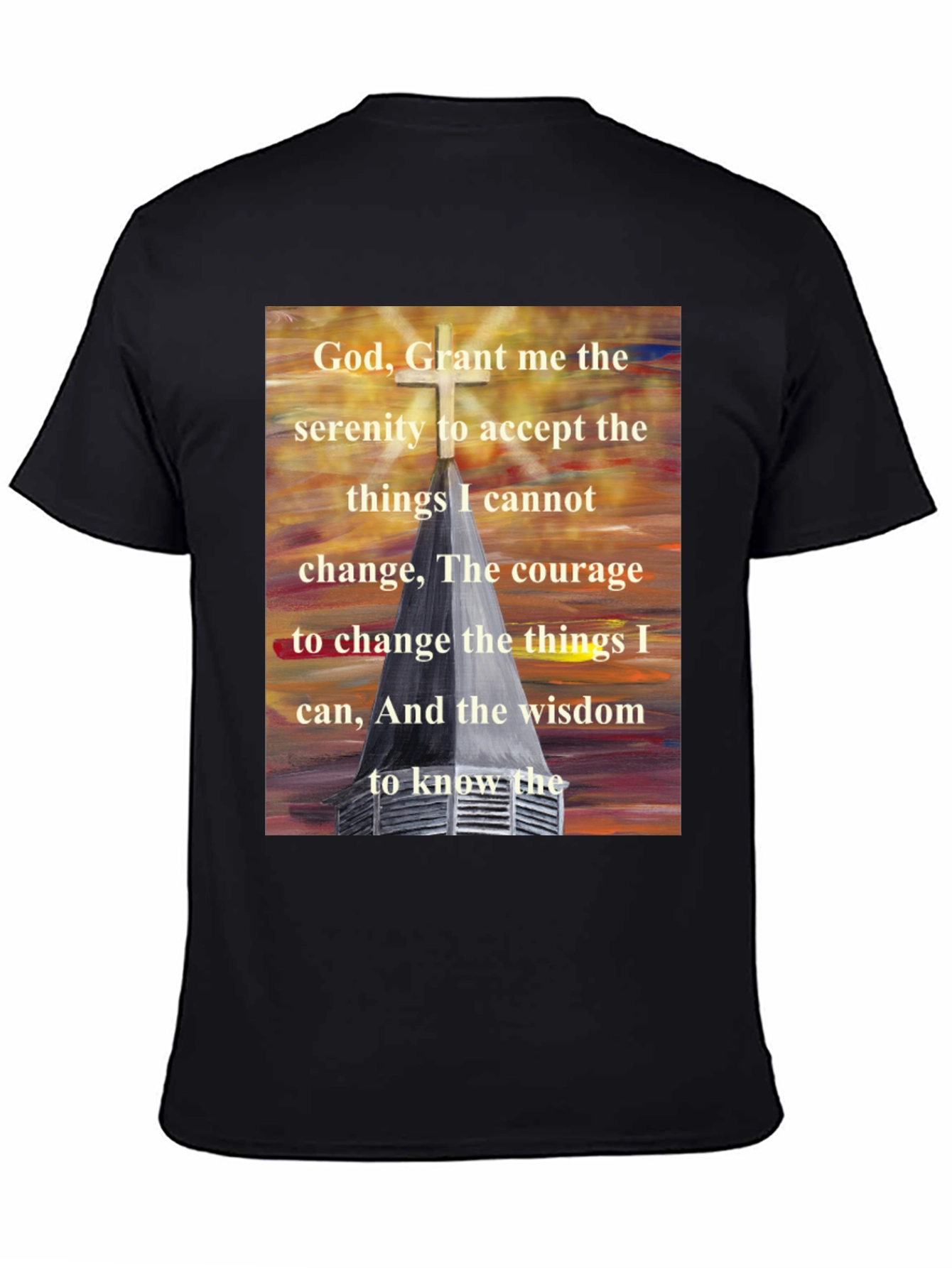 Serenity Prayer T-Shirt - Christian Graphic Tee