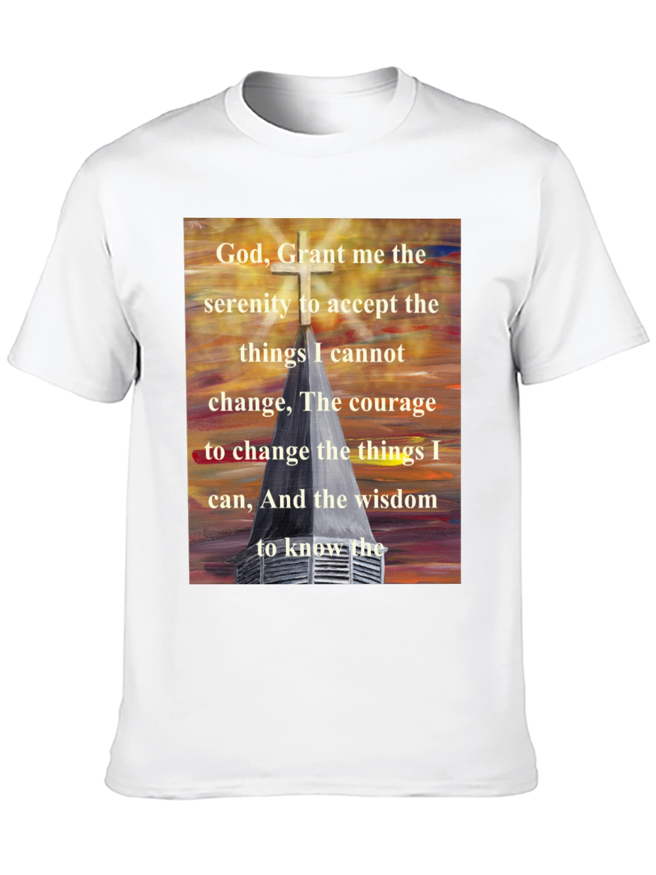 Serenity Prayer T-Shirt - Christian Graphic Tee